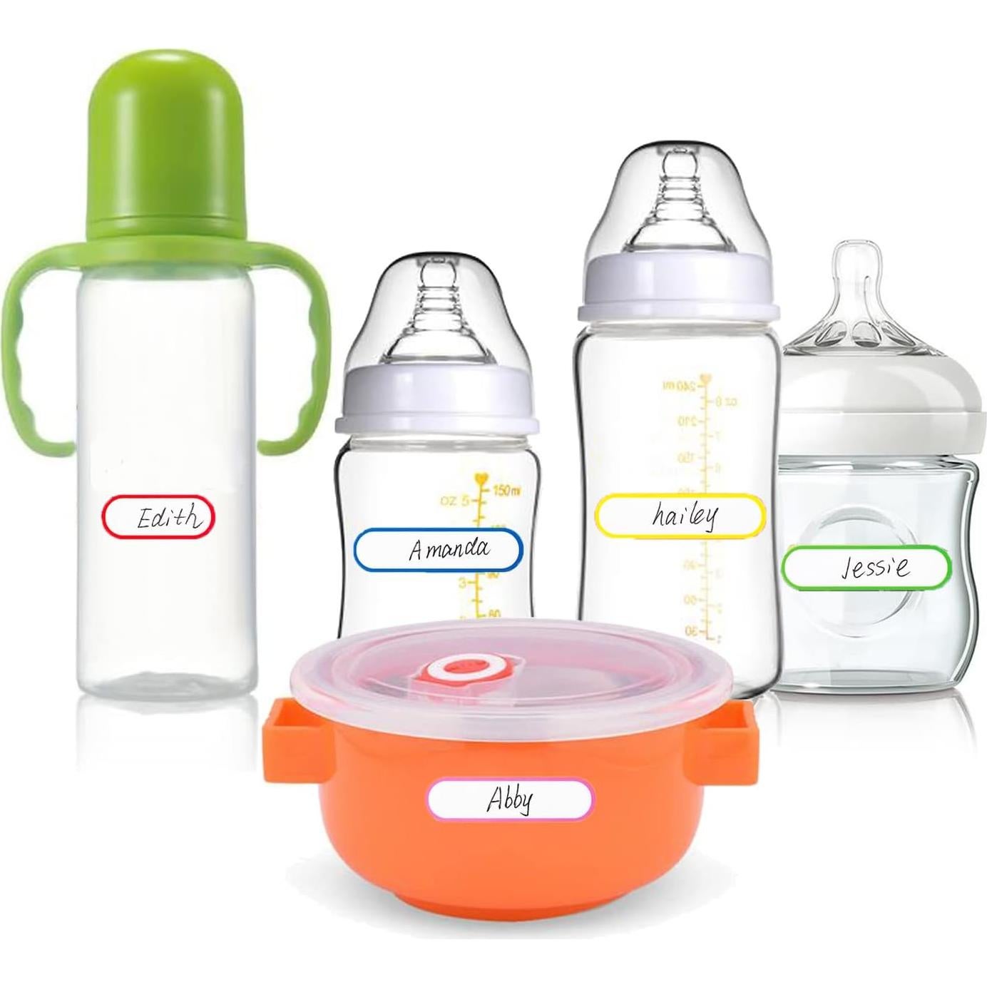 Etiquetas de Nombre Coowayze 128 PCS A Prueba de Agua