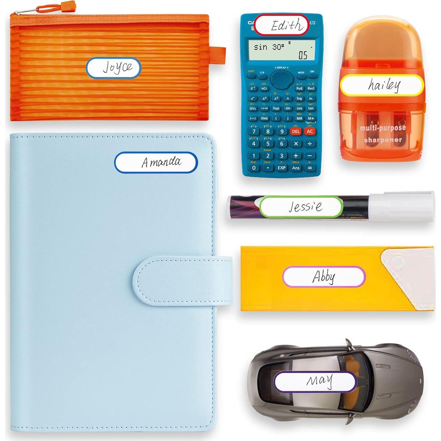 Etiquetas de Nombre Coowayze 128 PCS A Prueba de Agua