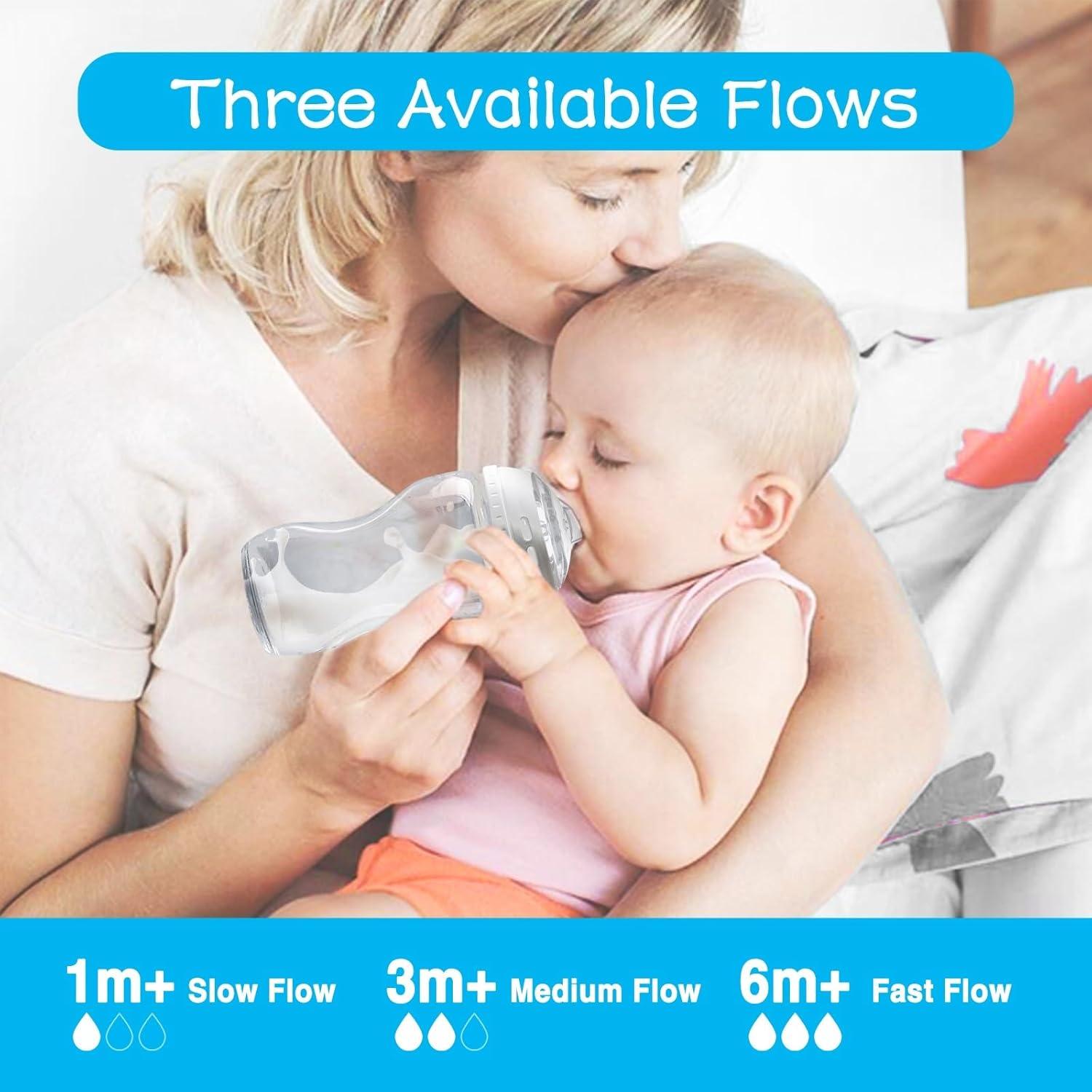 Chupetes de Silicona Anti-Cólicos 4 Unidades Natural Start 6m+