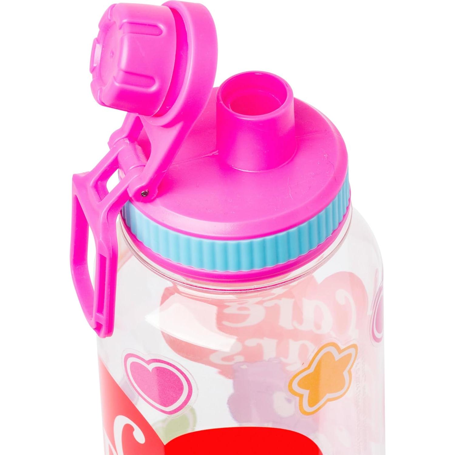 Botella de Plástico Silver Buffalo Care Bears 0.95L con Stickers