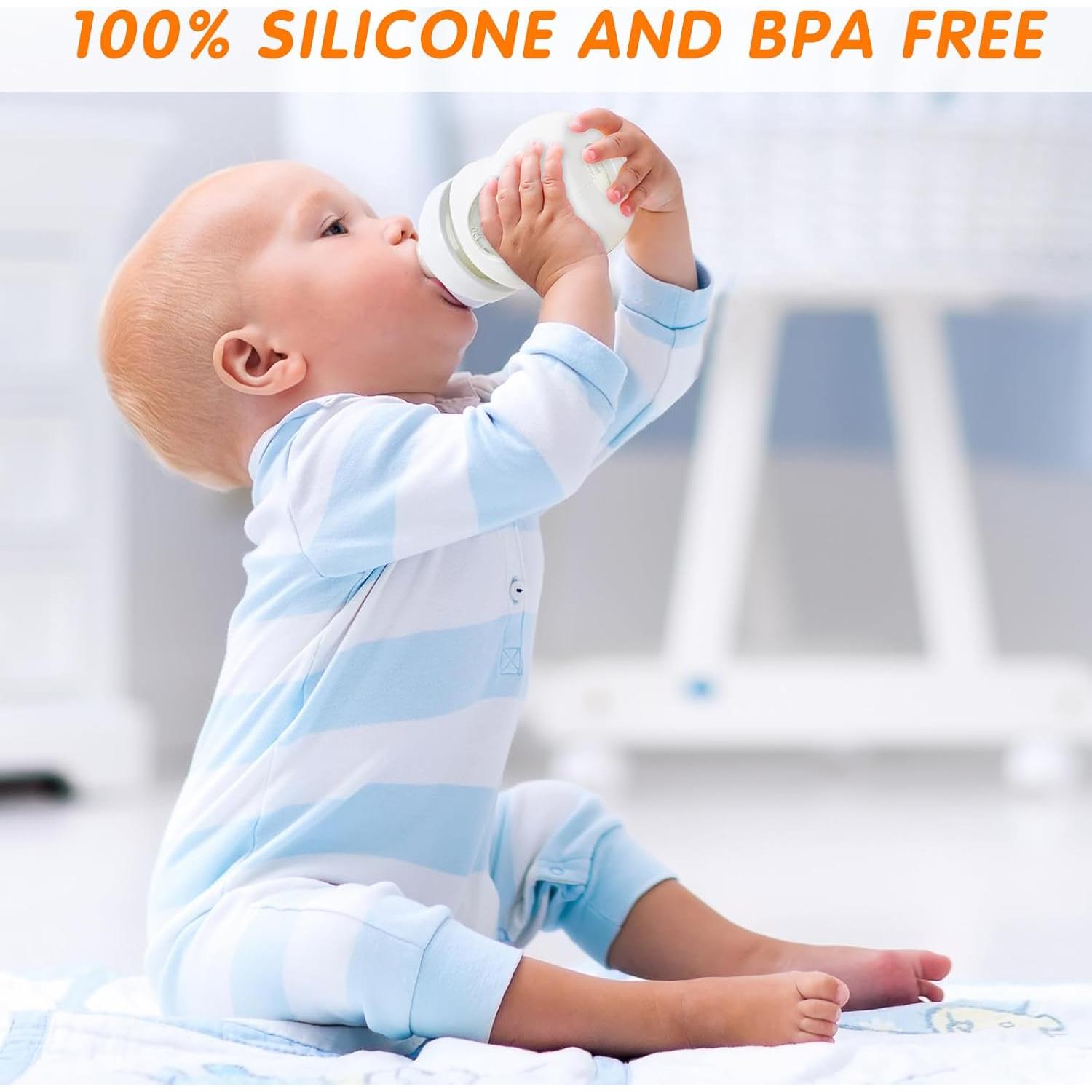 Mangas de Silicona AVENT para Botellas de Vidrio 4 y 8 oz