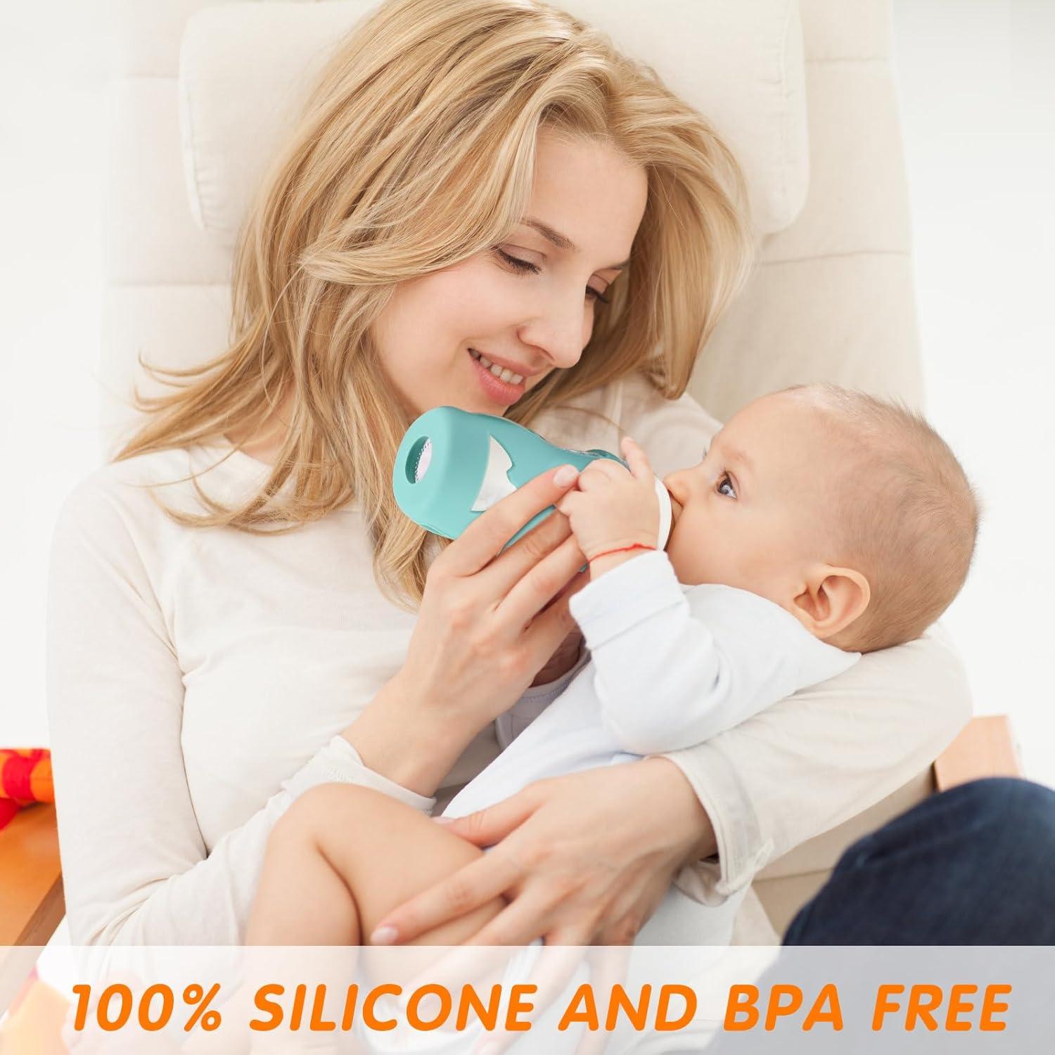 Mangas de Silicona AVENT para Botellas de Vidrio 4 y 8 oz