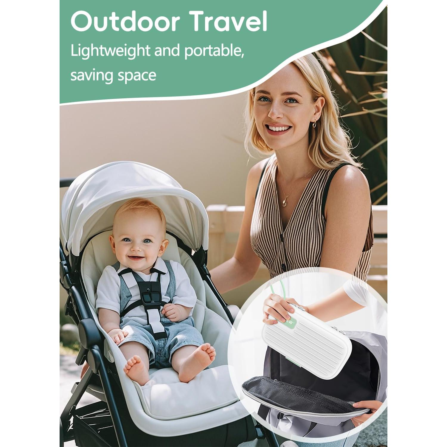 Limpiador Eléctrico de Botellas YASEW 2000mAh Verde Viaje