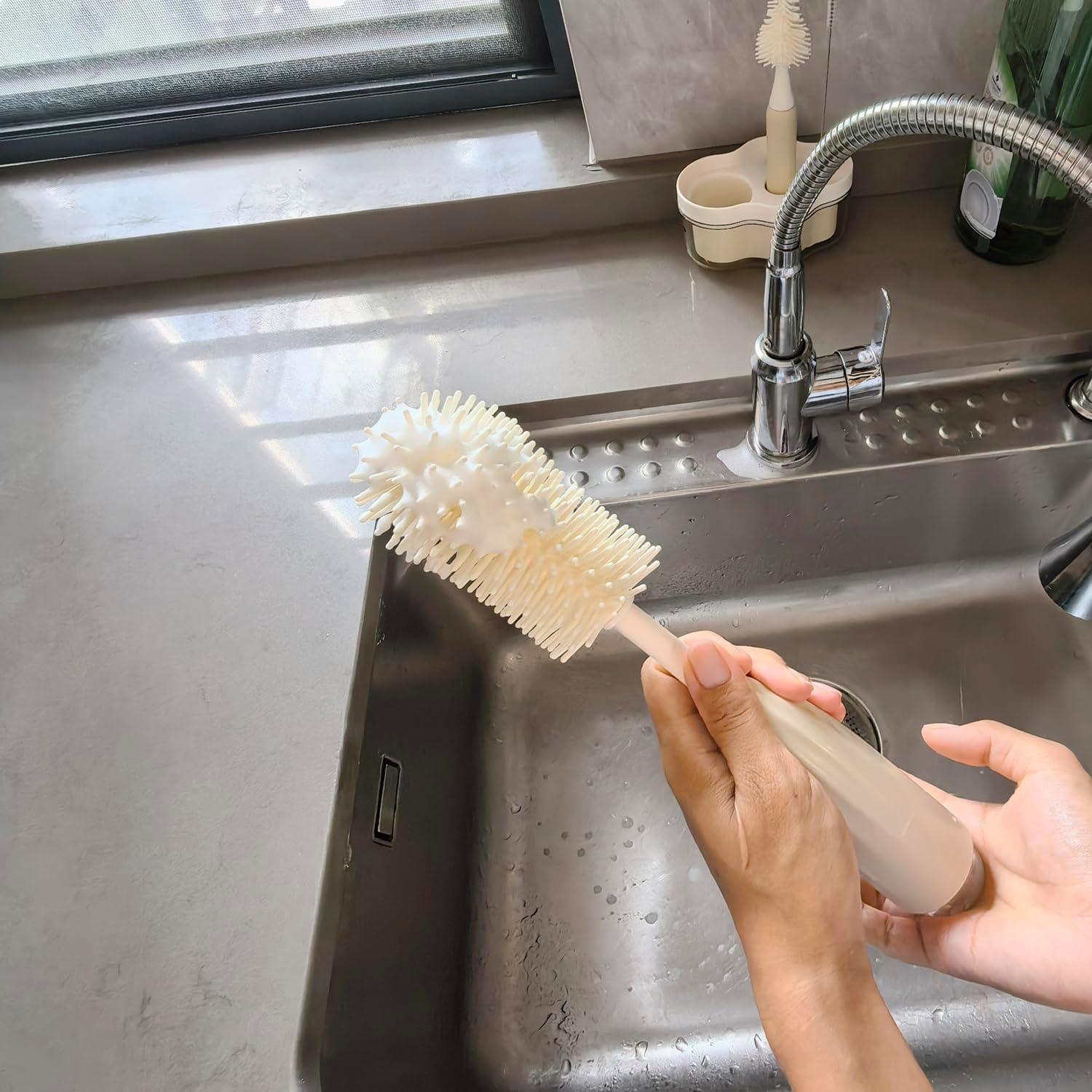 Juego de Cepillos para Biberones NiuXTool - 3 Piezas con Dispensador