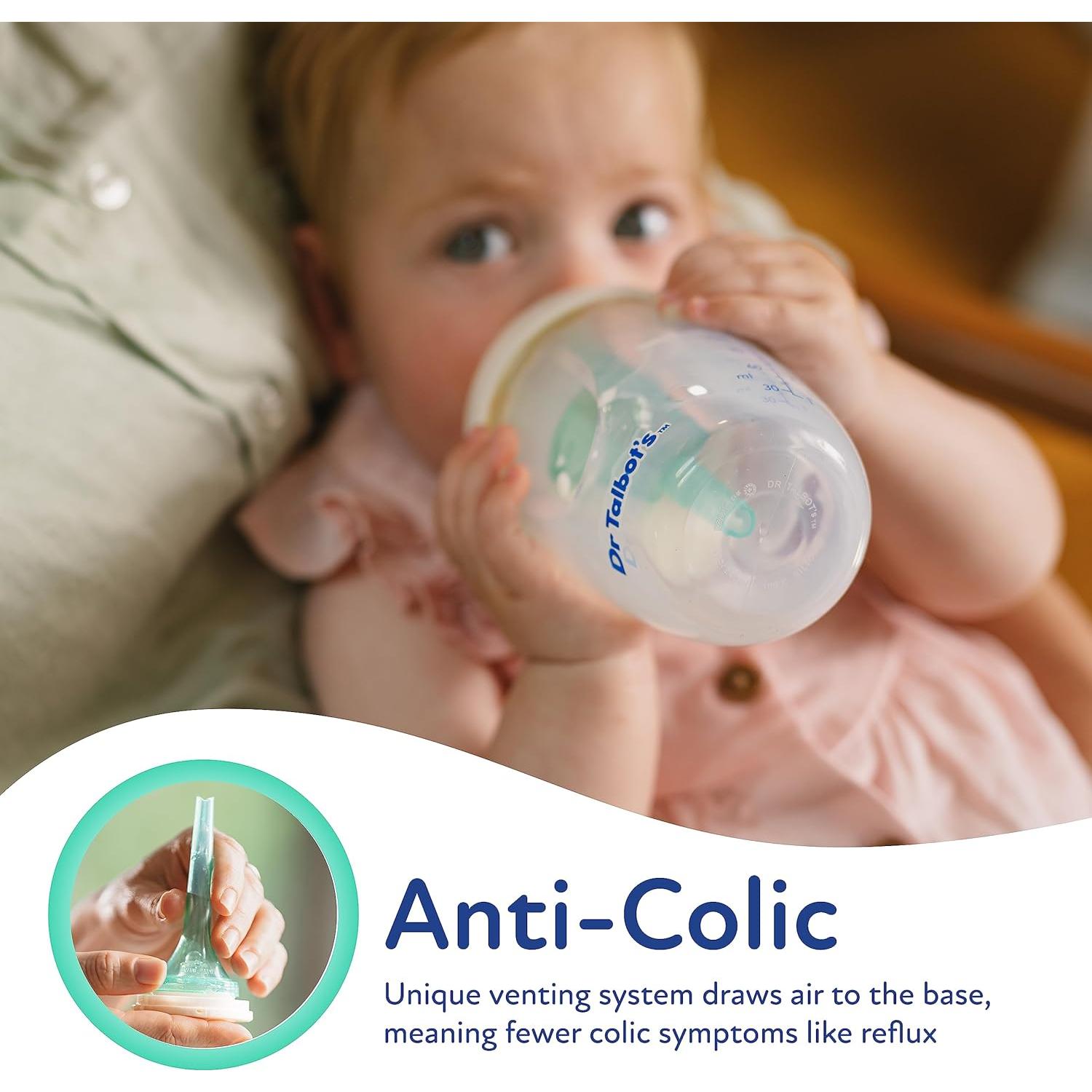 Botellas Anticólicos Dr. Talbot 270 mL - 2 Pack para Bebés