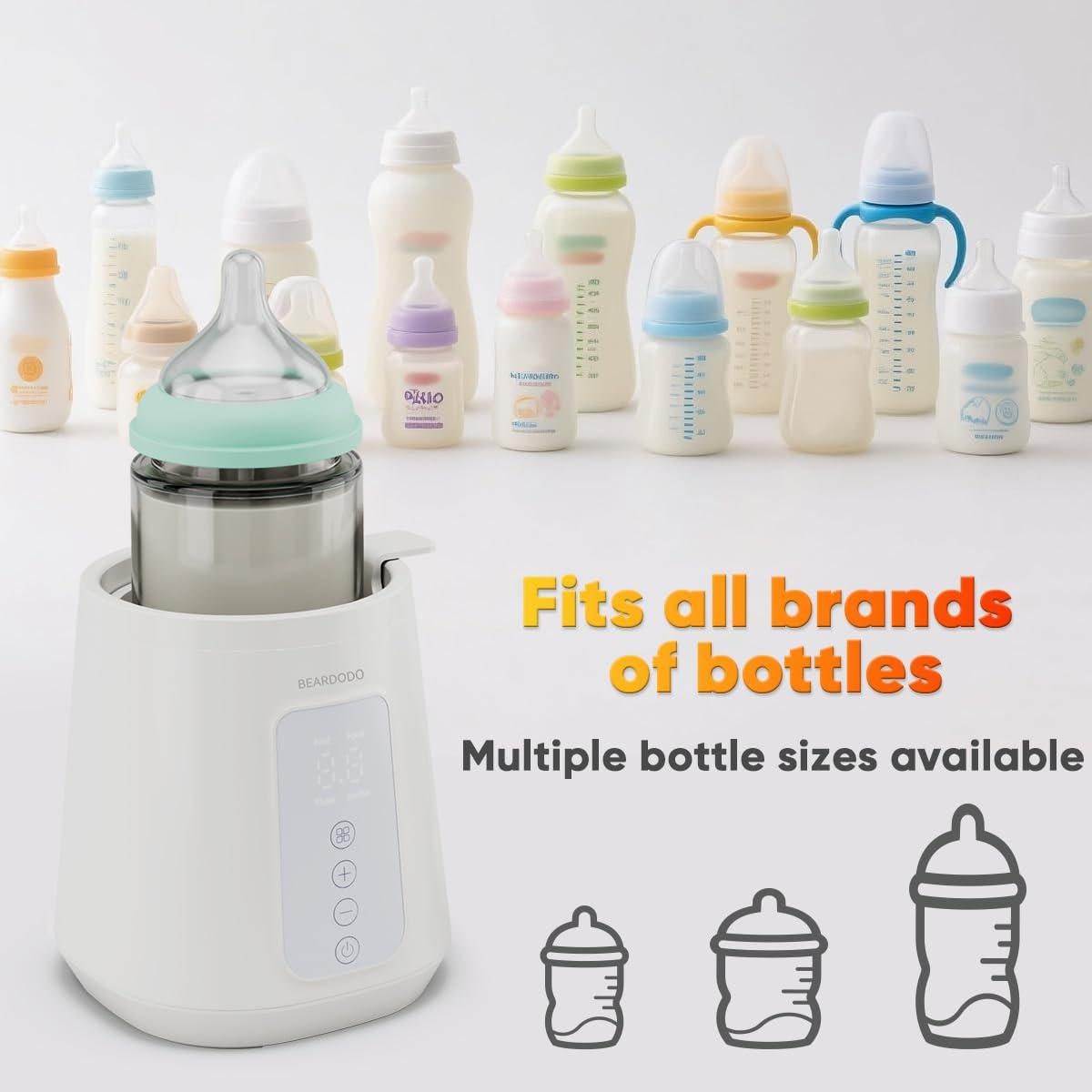 Calentador de Biberones 5 en 1 Digital para Bebés - Rápido y Multifuncional