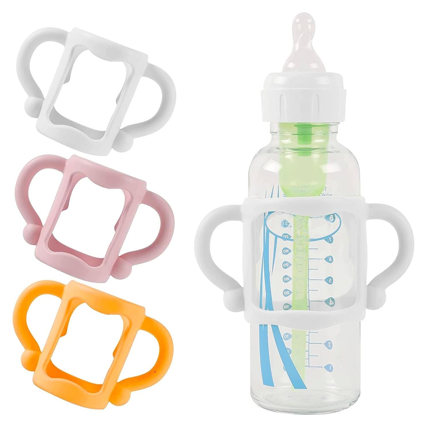 Paquete de 3 Mangos de Silicona para Botellas Dr Brown - Ergonomía