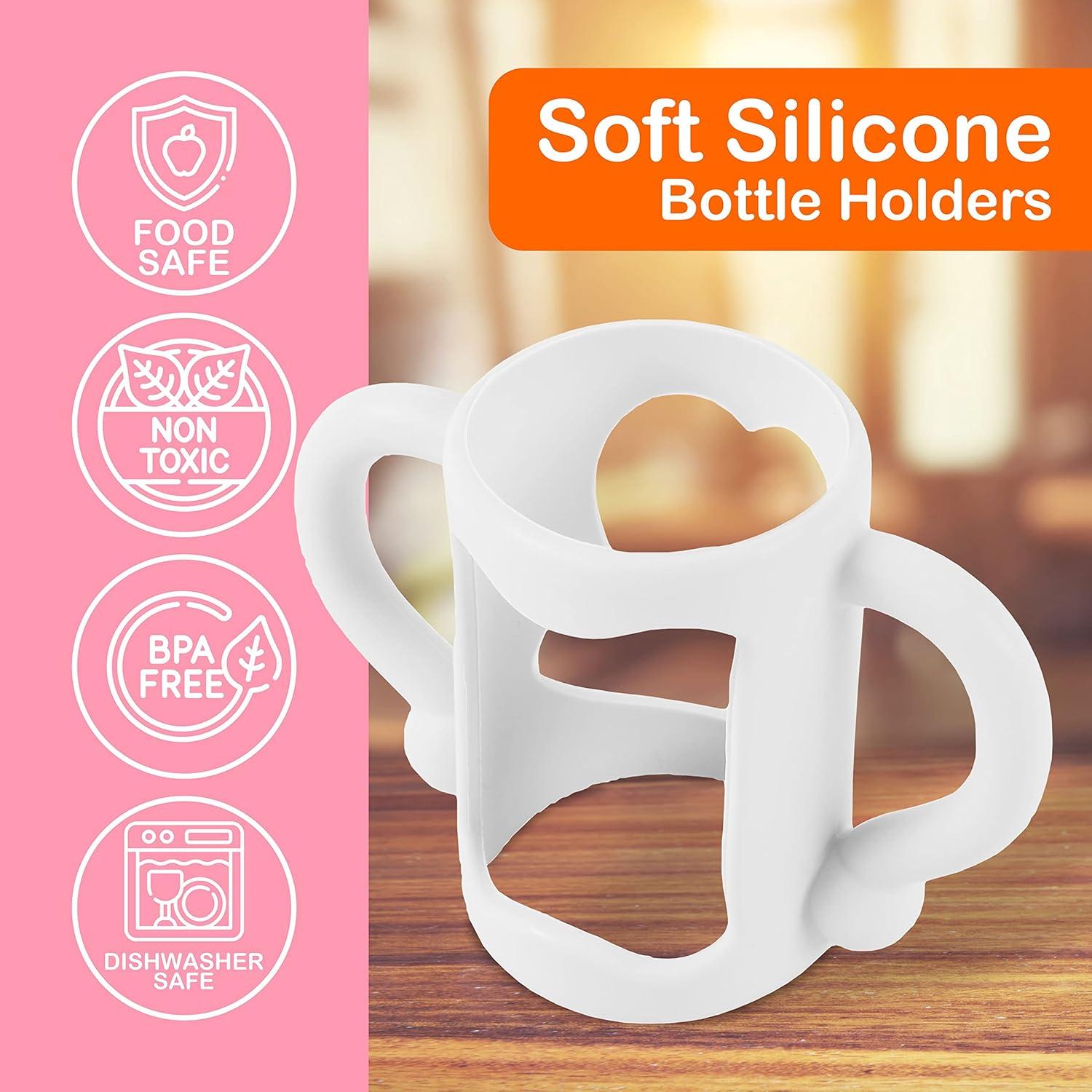 Paquete de 3 Mangos de Silicona para Botellas Dr Brown - Ergonomía