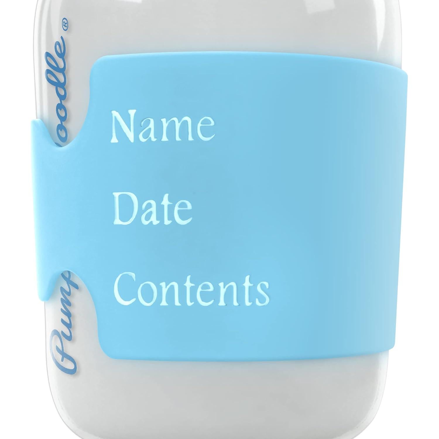 Etiquetas para Biberones Pumpkin Doodle Multicolor Reutilizables