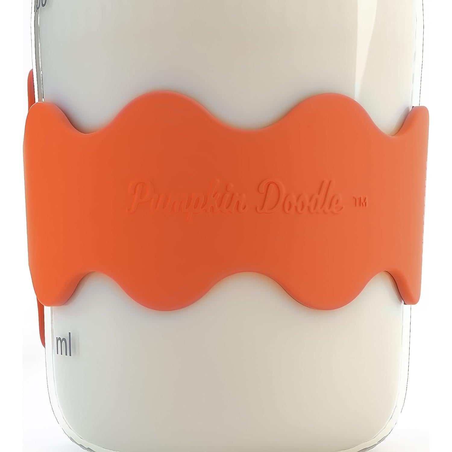 Etiquetas para Biberones Pumpkin Doodle Multicolor Reutilizables