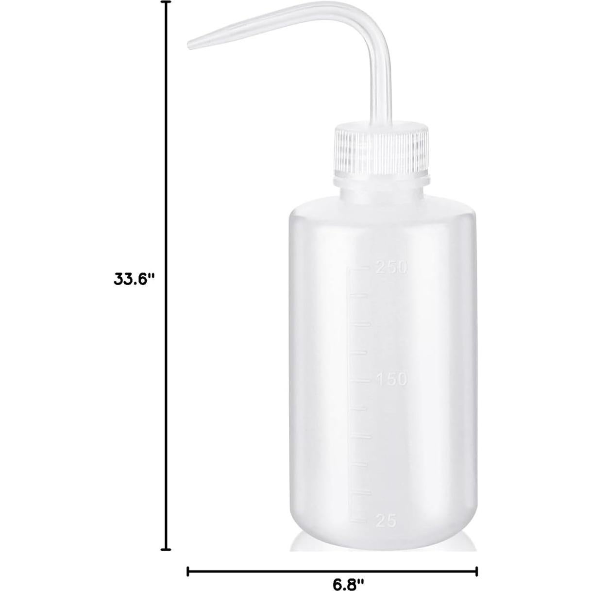 Botella de Lavado Valchoose 250ml a Prueba de Fugas Blanca