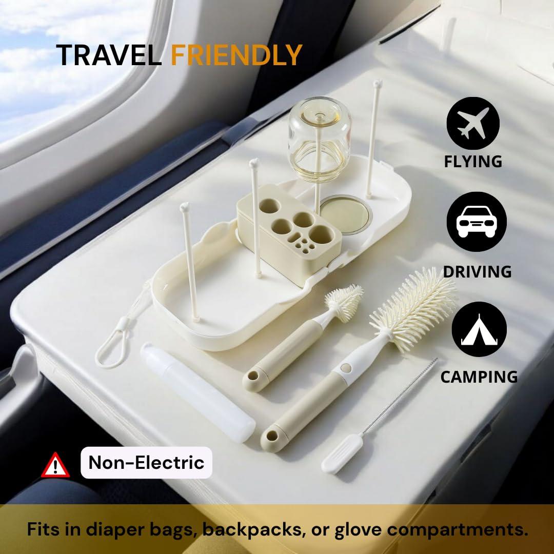 Set de Cuidado de Botellas de Viaje Bubupod 9 en 1 - BPA Free