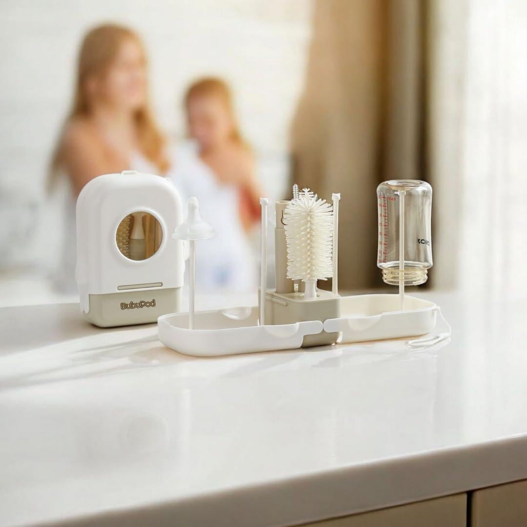 Set de Cuidado de Botellas de Viaje Bubupod 9 en 1 - BPA Free
