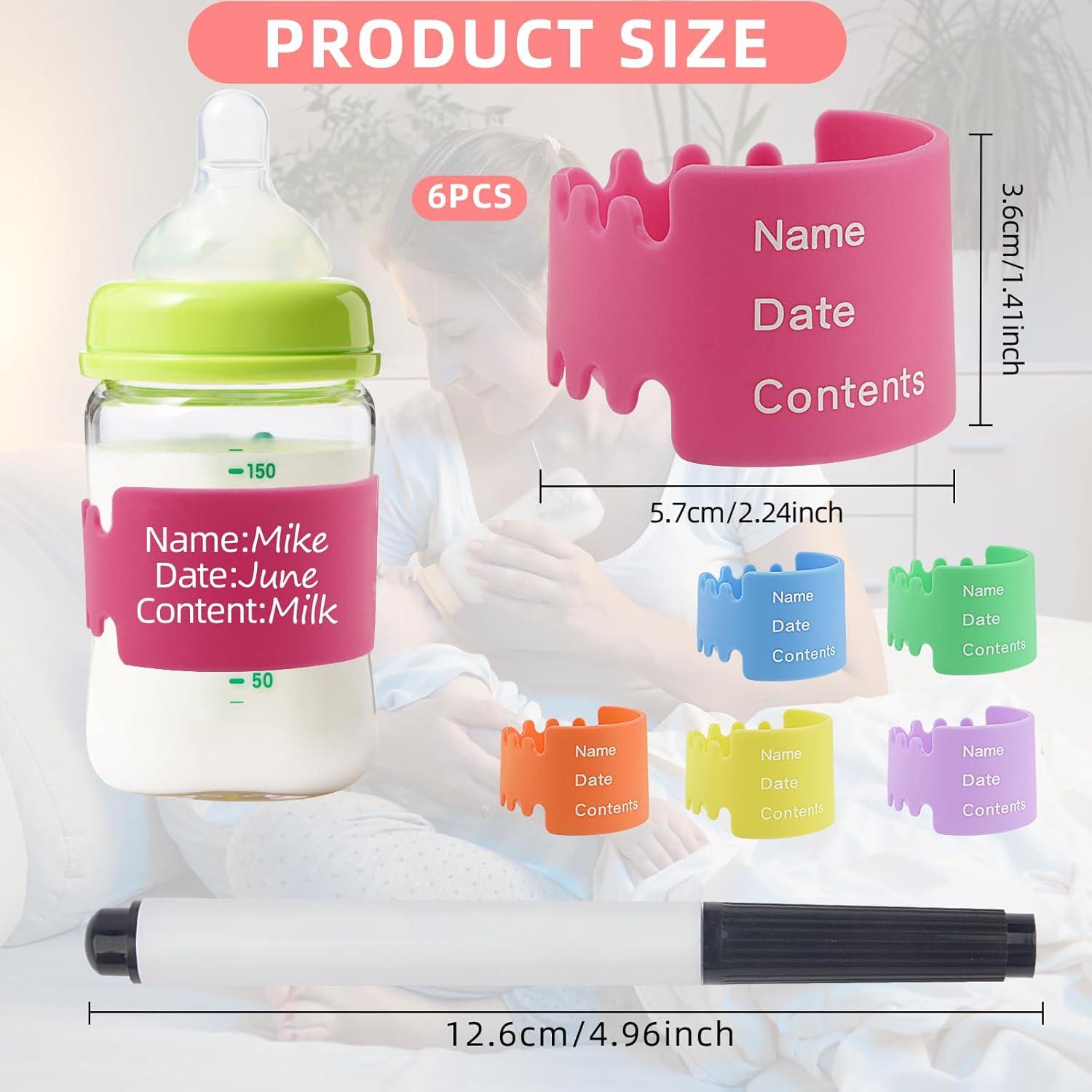 Kit de Etiquetas Reutilizables de Silicona 6 PCS + Marcador