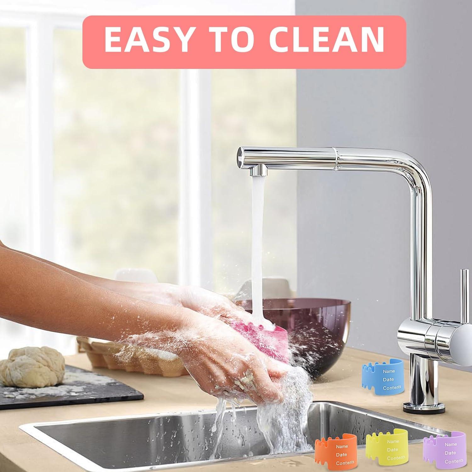 Kit de Etiquetas Reutilizables de Silicona 6 PCS + Marcador