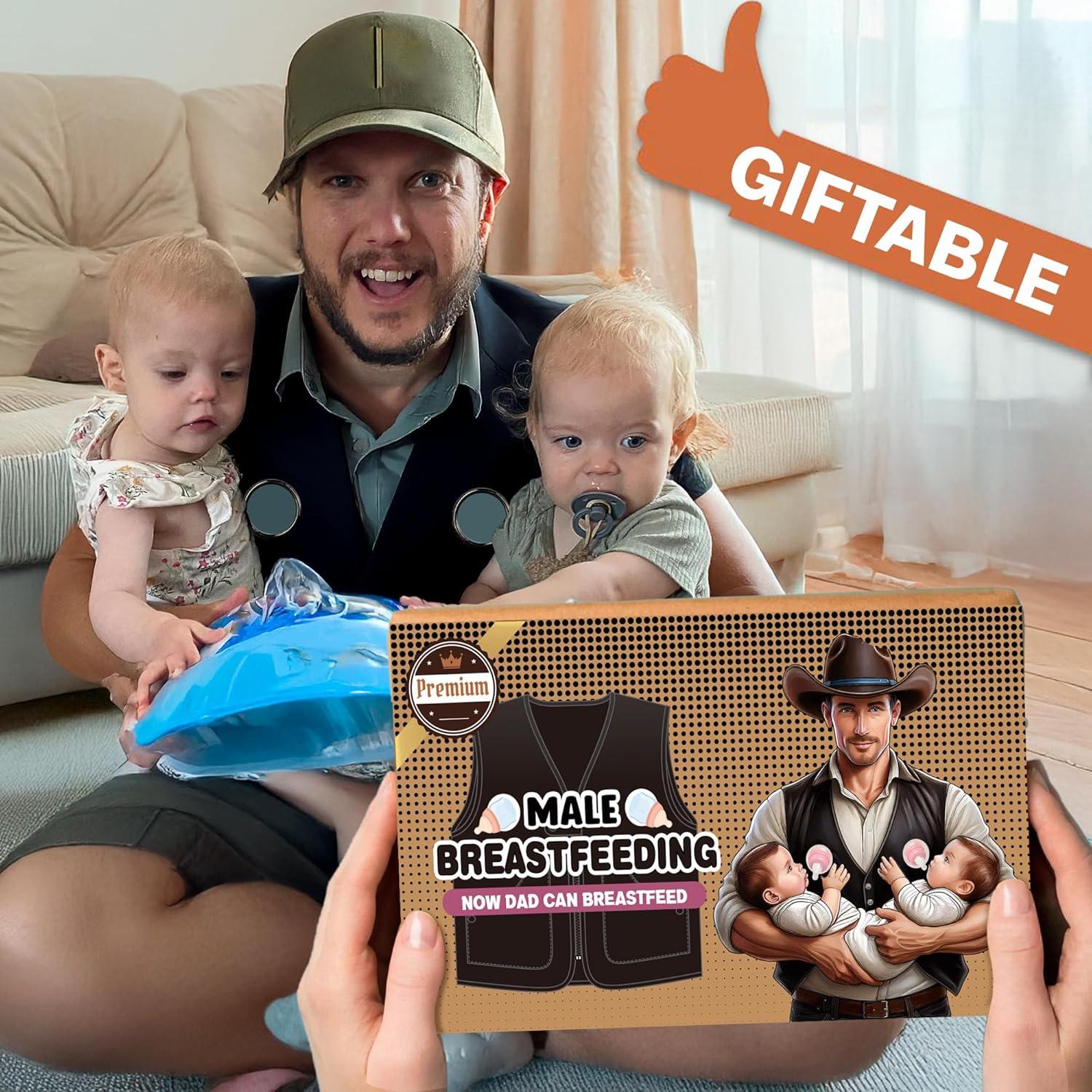 Camisa de Mezclilla Milker Masculina para Papás - Regalo Divertido