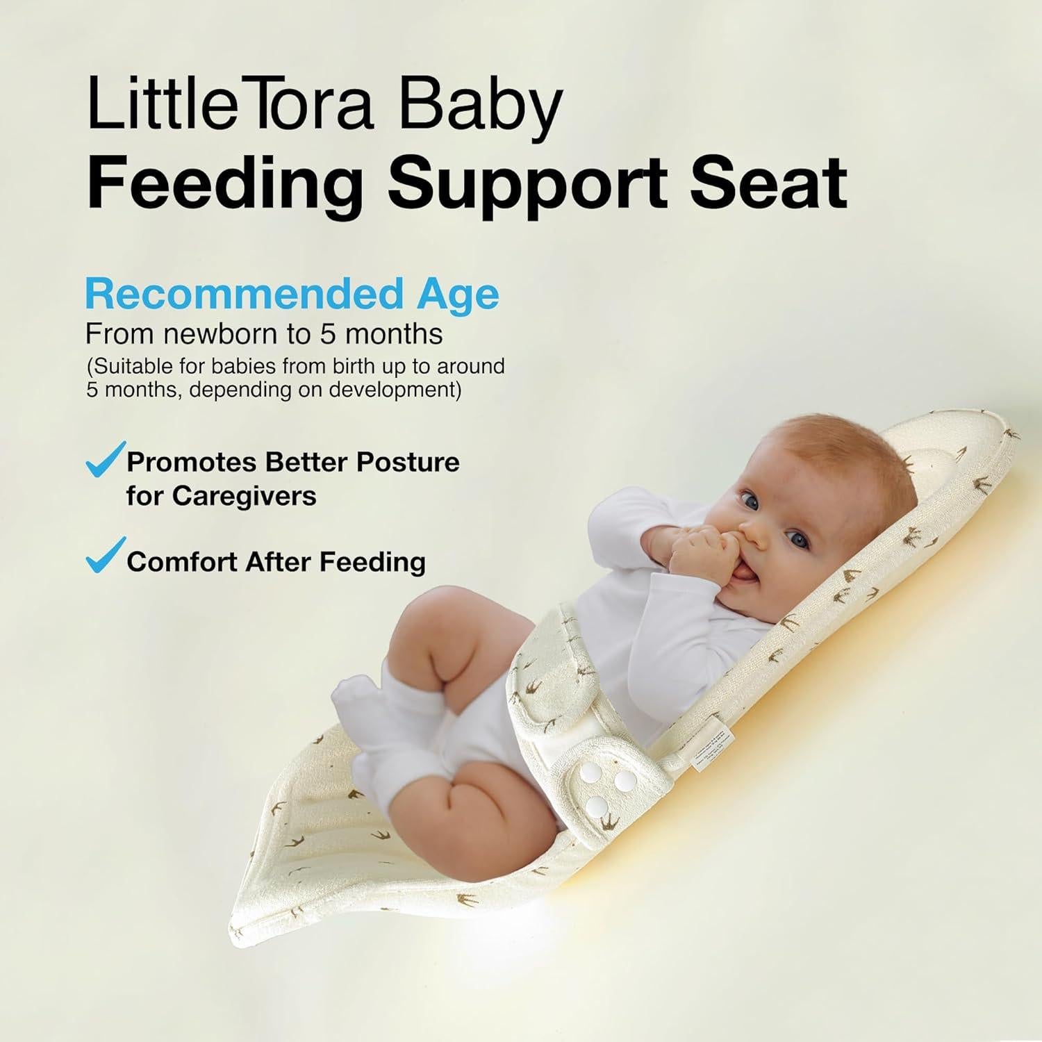 Asiento de Soporte para Alimentación LittleTora - Ergonómico 0-5 meses