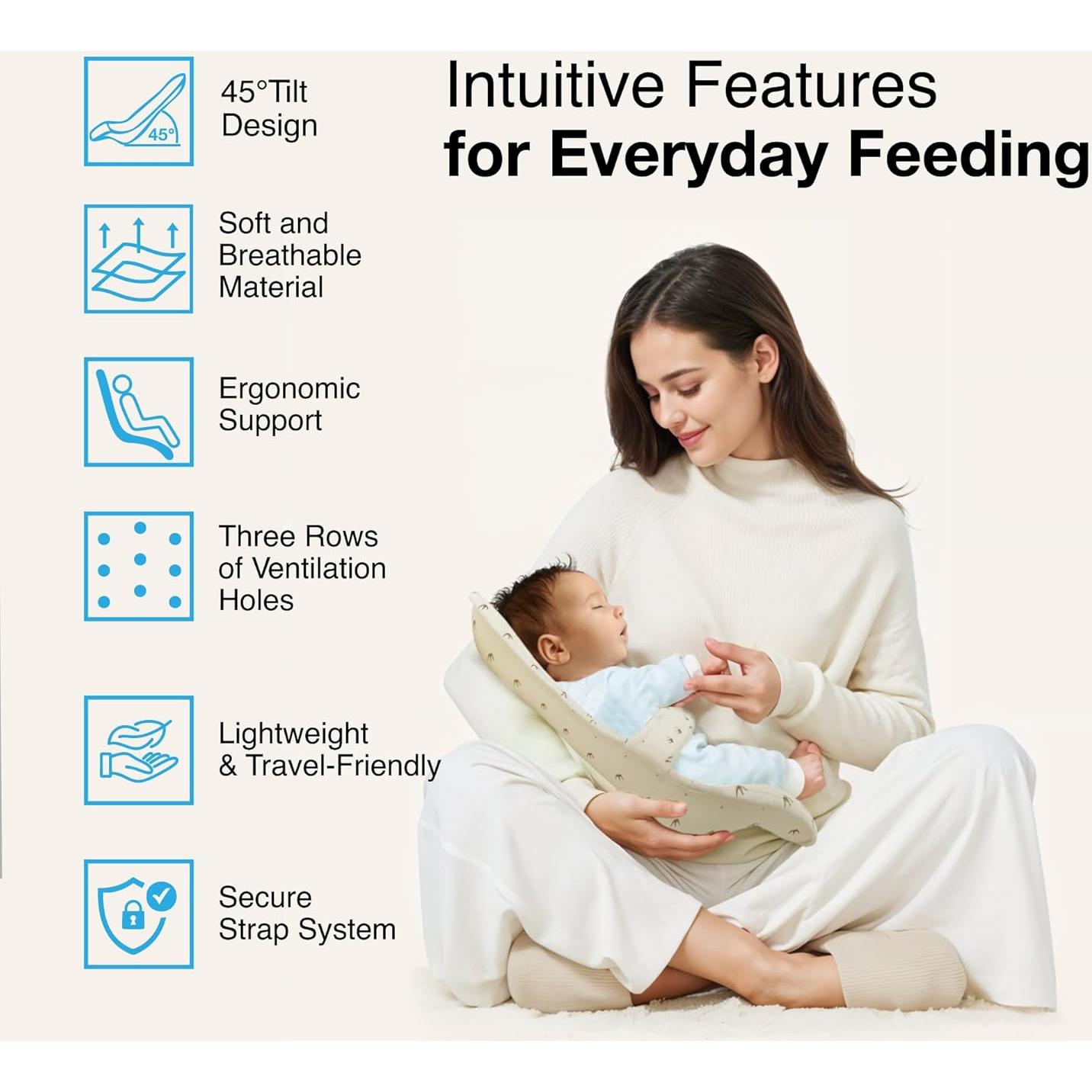 Asiento de Soporte para Alimentación LittleTora - Ergonómico 0-5 meses