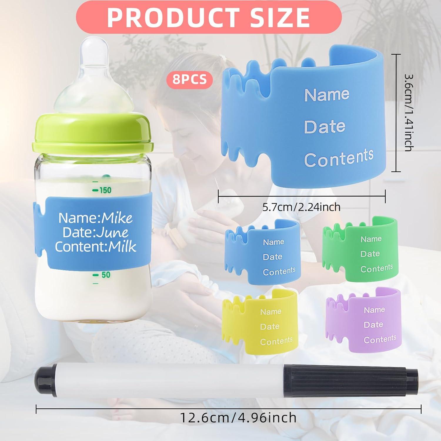 Etiquetas de Silicona Reutilizables Fampery 8PCS para Bebés