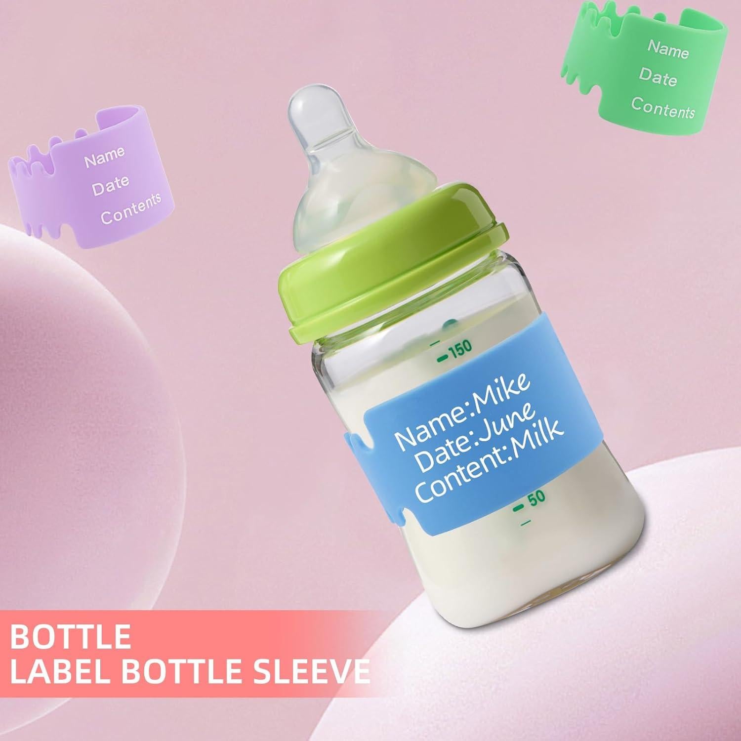 Etiquetas de Silicona Reutilizables Fampery 8PCS para Bebés