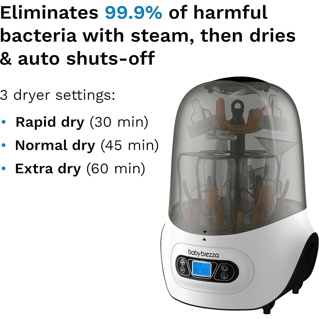 Esterilizador y Secador de Biberones Baby Brezza 2.49 kg