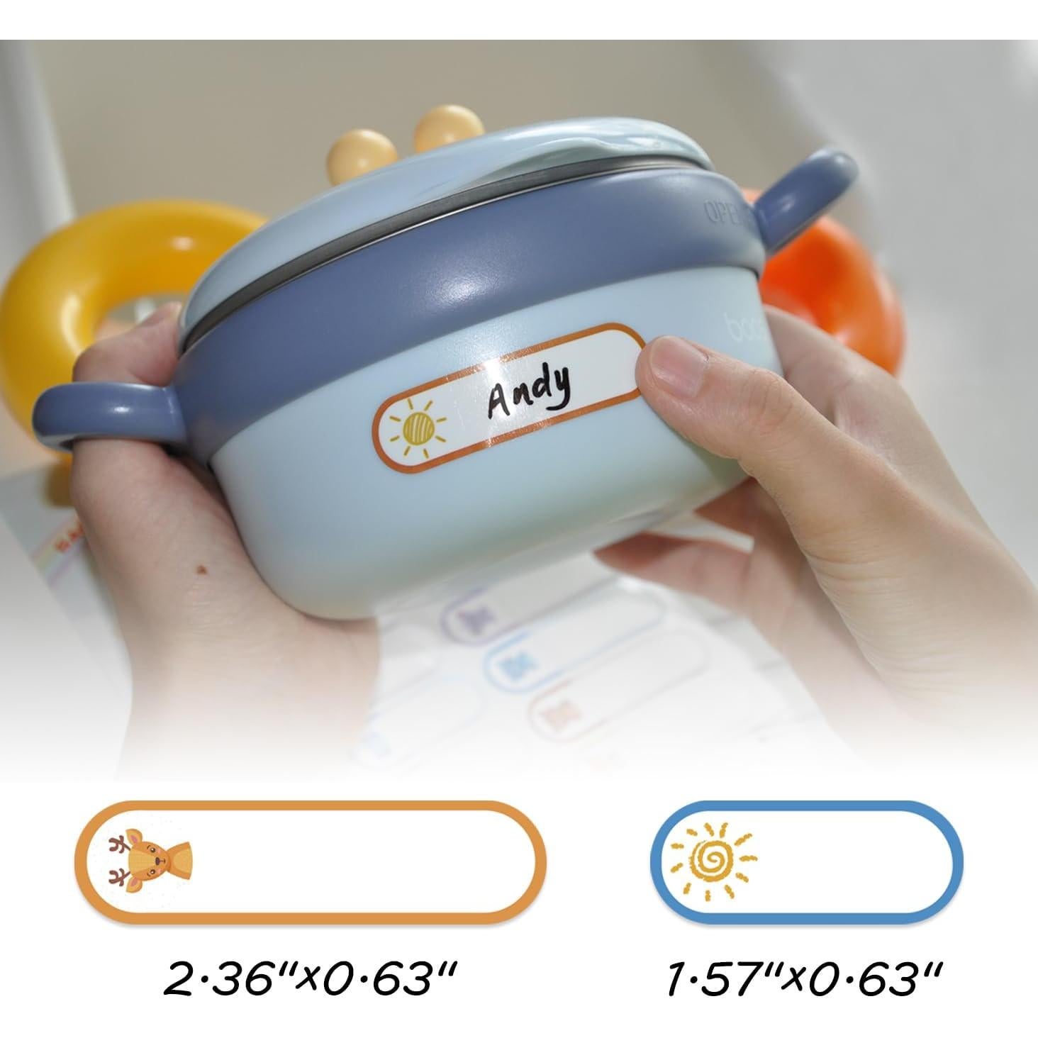 160 Etiquetas Autoadhesivas Impermeables GOYOMI para Botellas