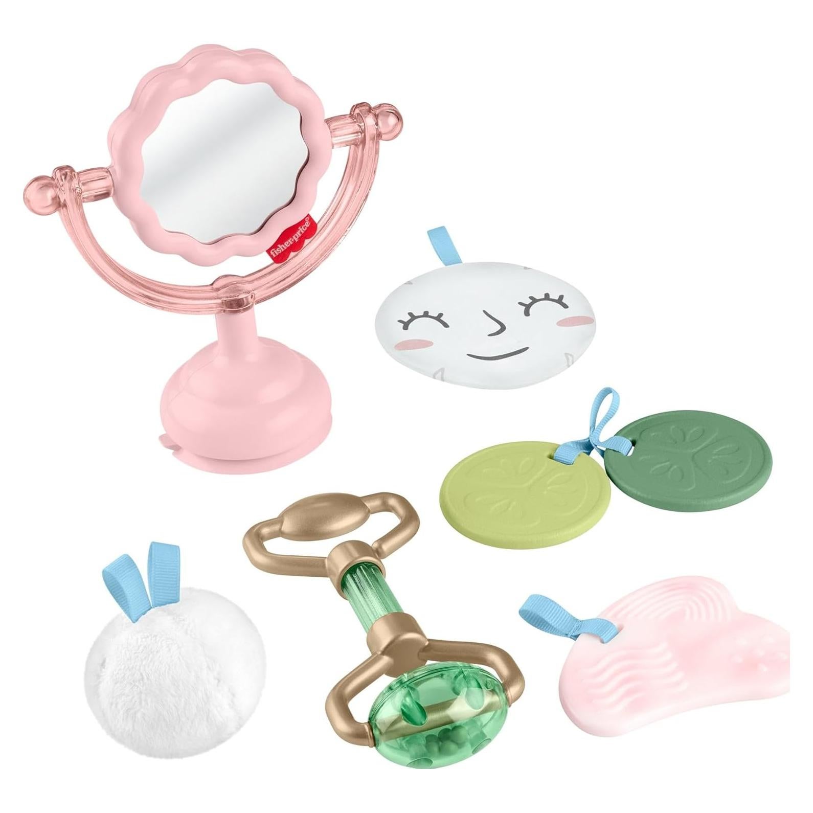 Set Sensorial de Cuidado Personal Fisher-Price 6 Piezas 3+ Meses