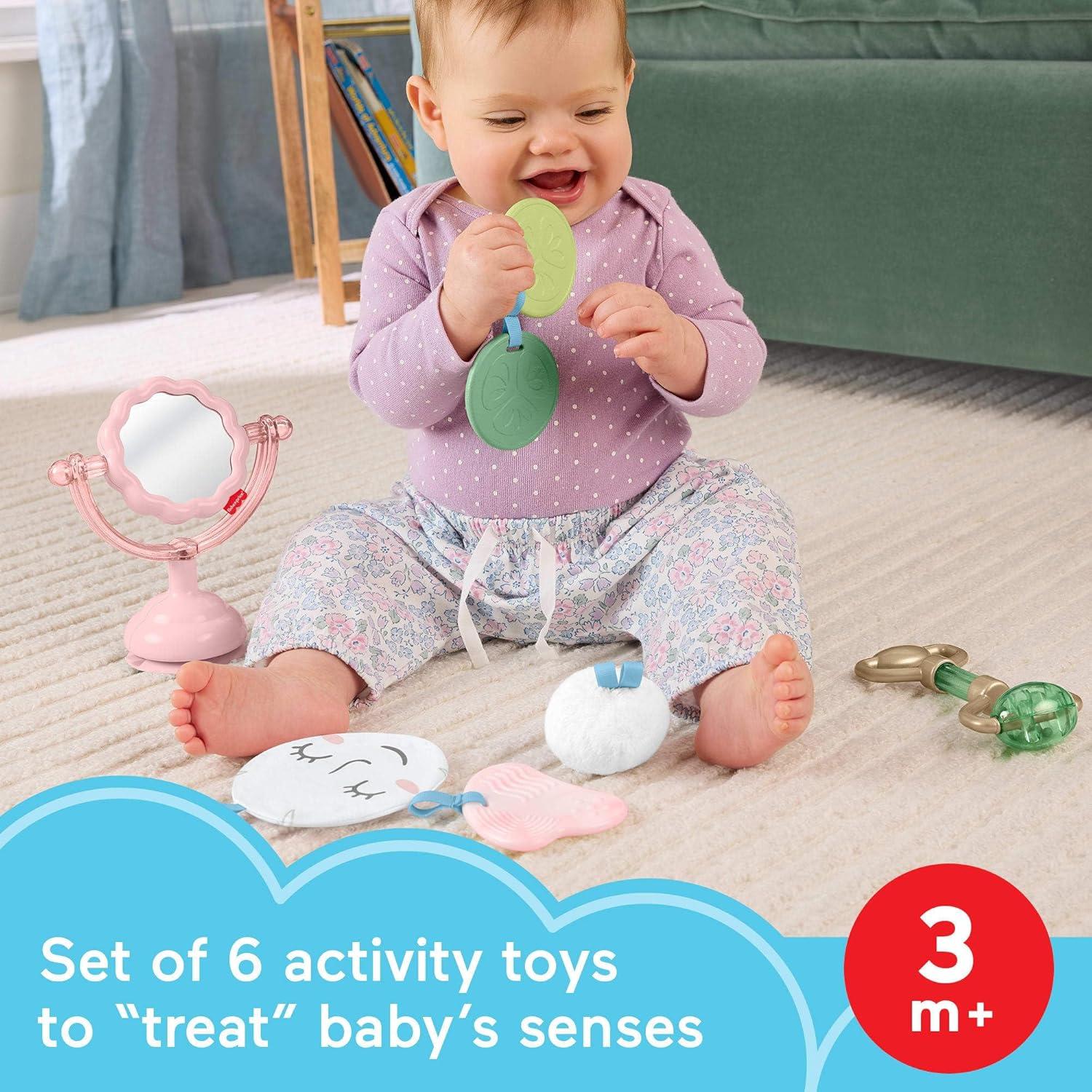 Set Sensorial de Cuidado Personal Fisher-Price 6 Piezas 3+ Meses