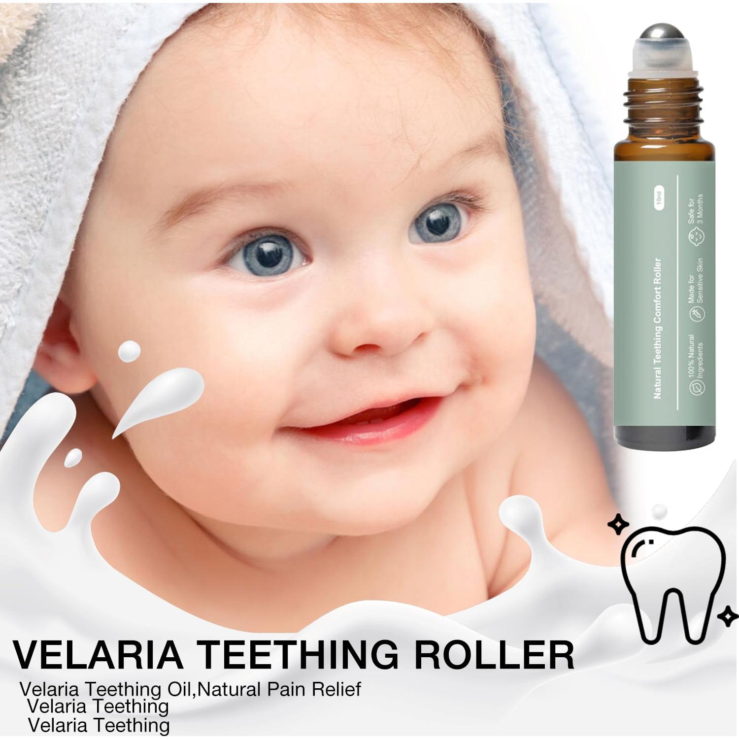 Rodillo de Dentición Natural 3Pcs para Bebés - Alivio Suave