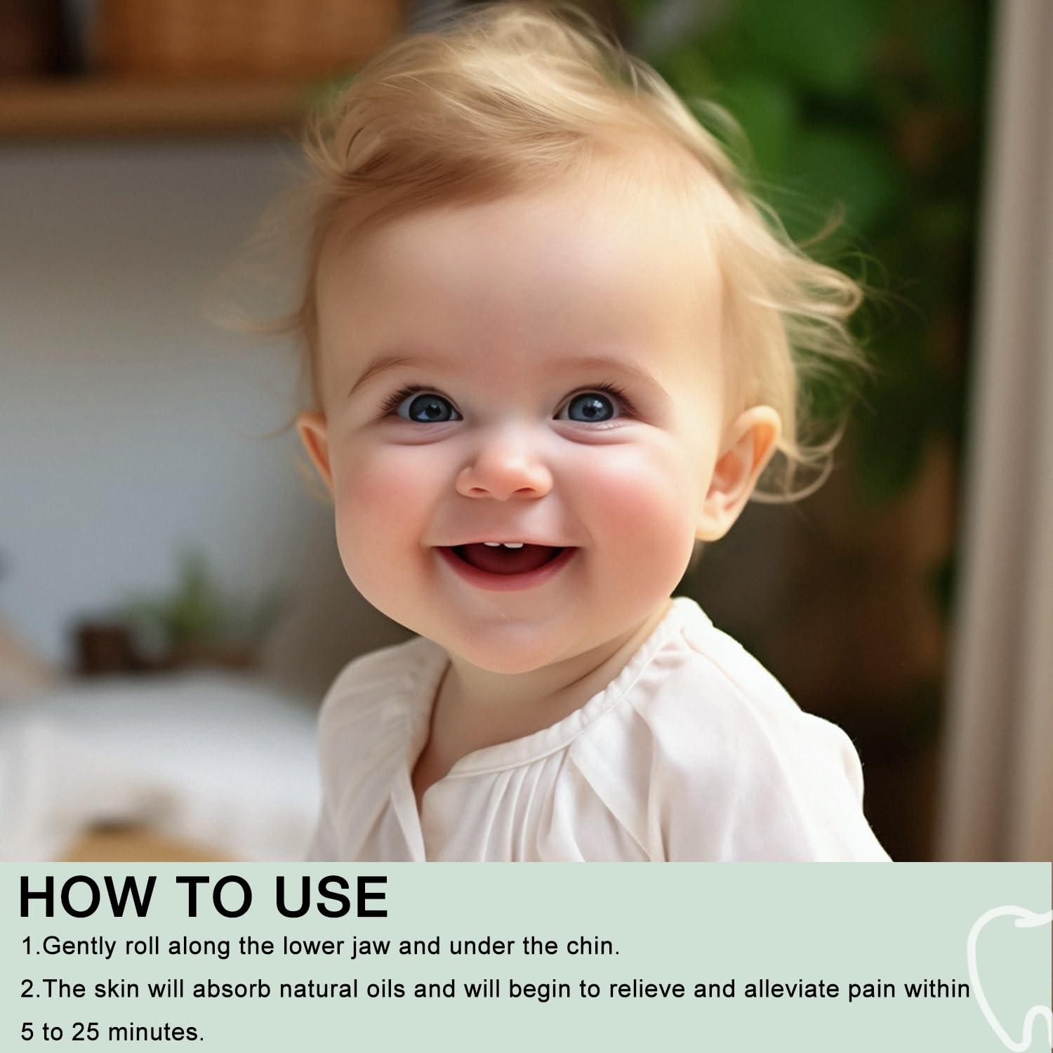 Rodillo de Dentición Natural 3Pcs para Bebés - Alivio Suave