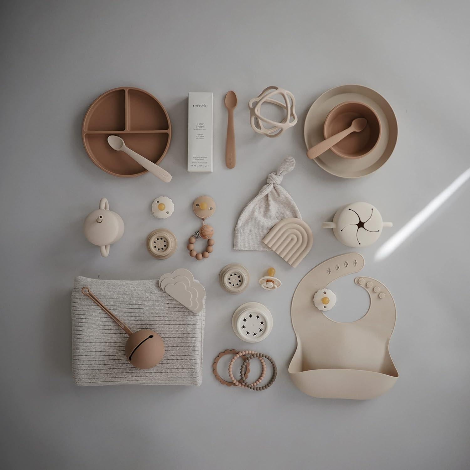 Funda para Chupete de Silicona Mushie Malva Nublada