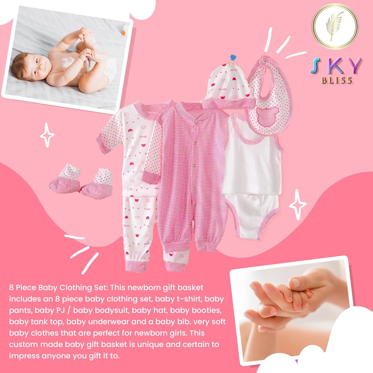 Set de Regalo para Bebés Sky Bliss 20 Piezas Rosa