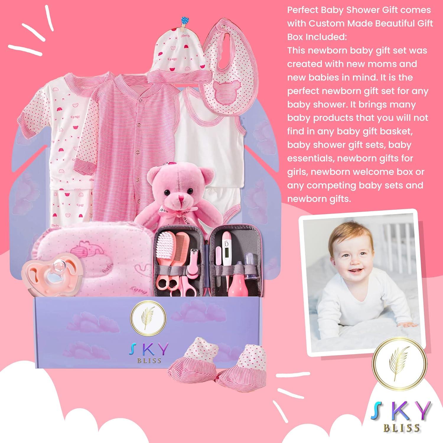 Set de Regalo para Bebés Sky Bliss 20 Piezas Rosa