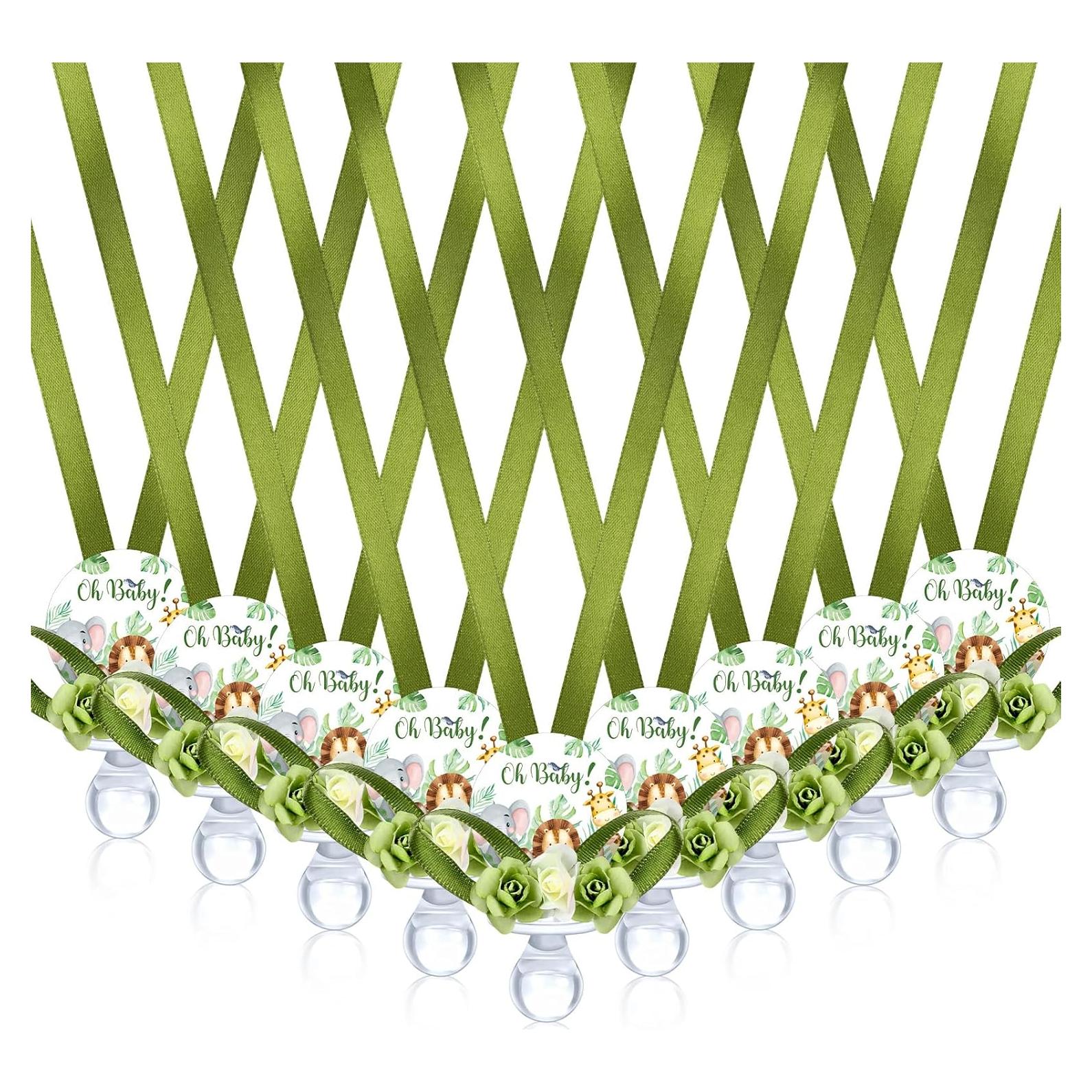 Collares de Chupete para Baby Shower Quelay 60 Pcs Animales