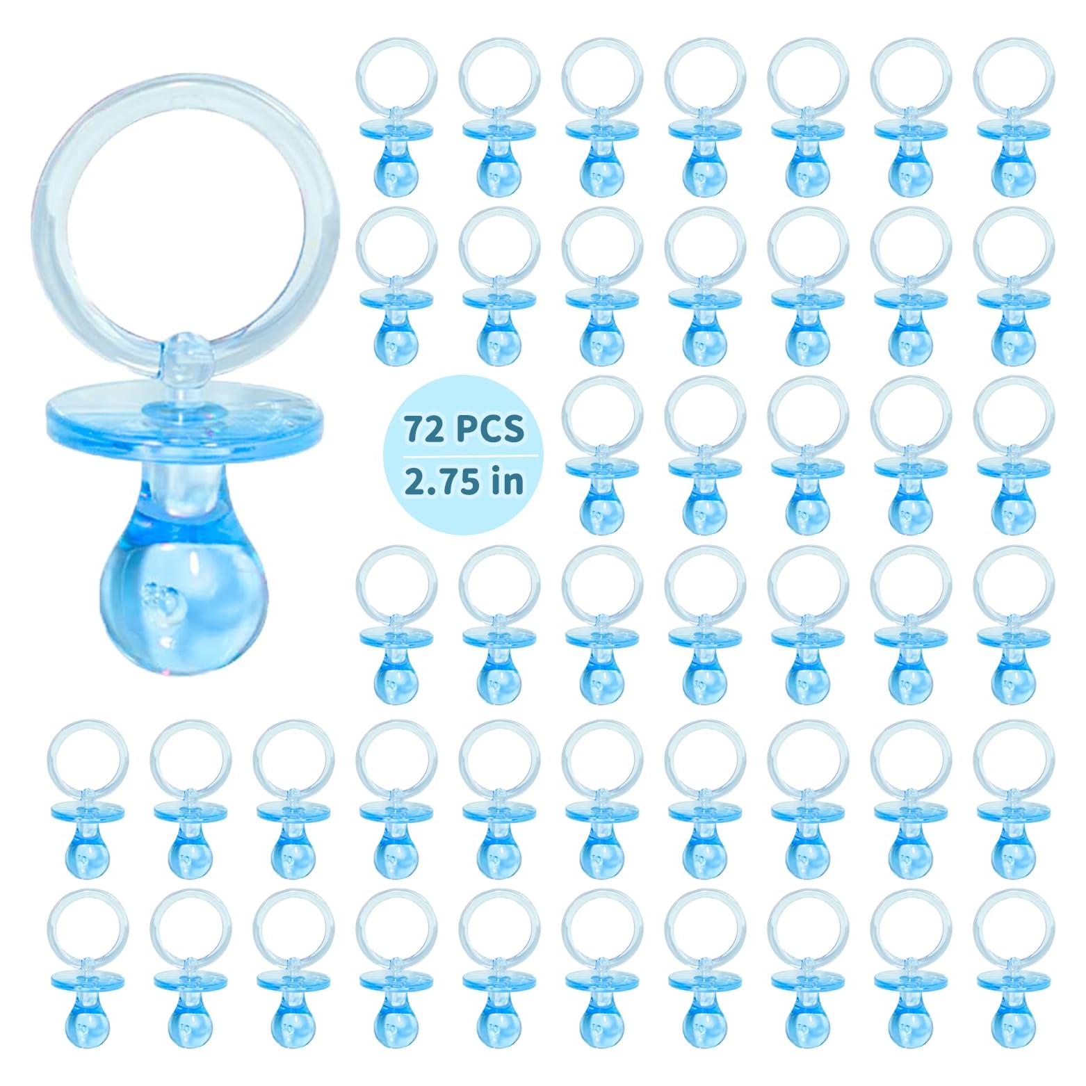 72 Chupetes de Baby Shower Azules XINHUIDALSQ 6.99 cm Decoración