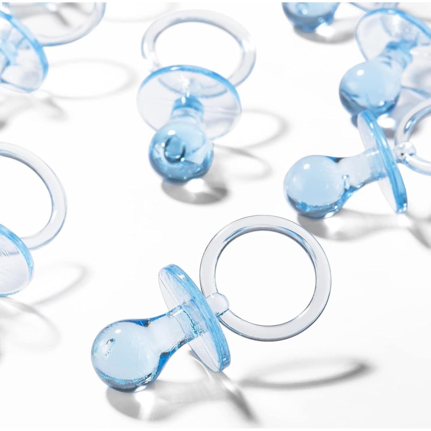 72 Chupetes de Baby Shower Azules XINHUIDALSQ 6.99 cm Decoración