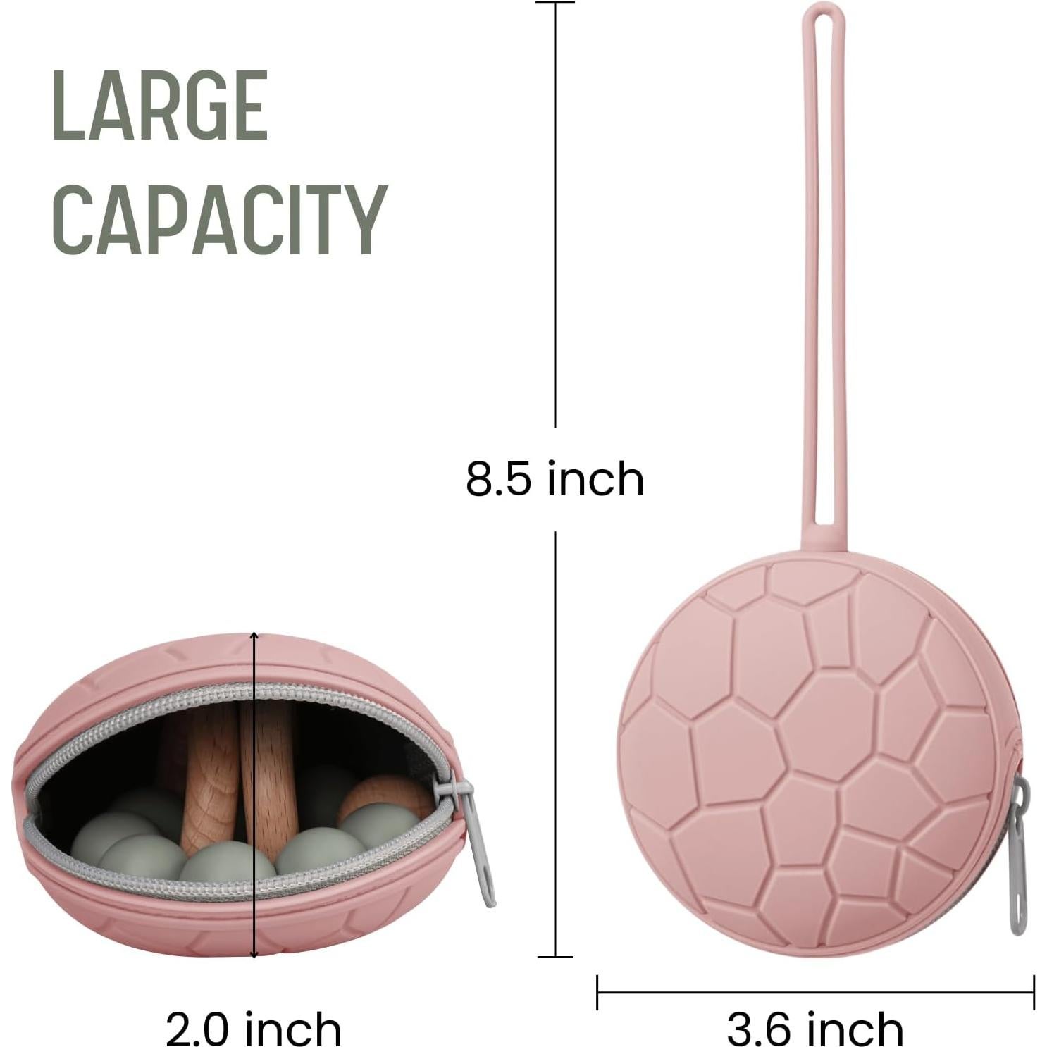 Funda de Sostenedor de Chupete Silicona Nothomme 2 Unidades