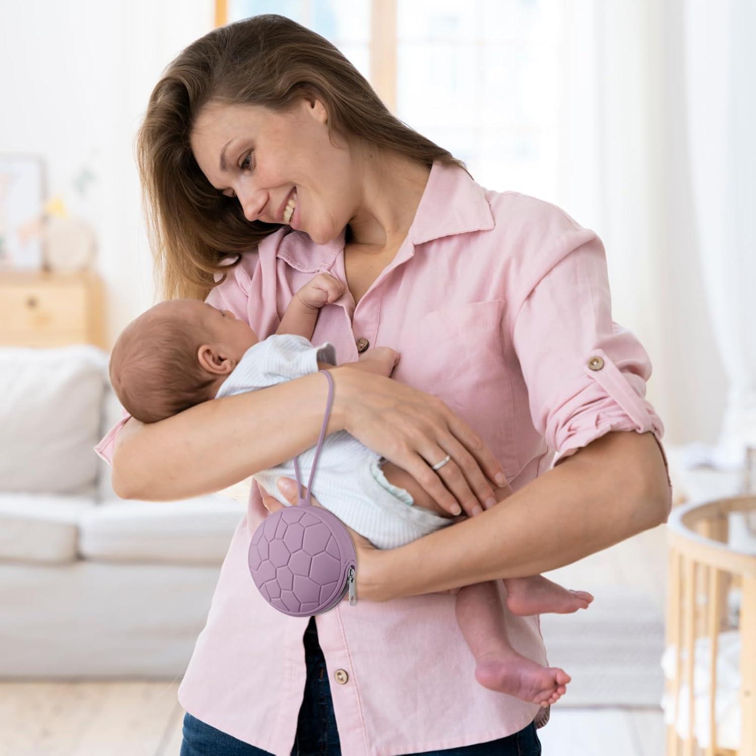 Funda de Sostenedor de Chupete Silicona Nothomme 2 Unidades