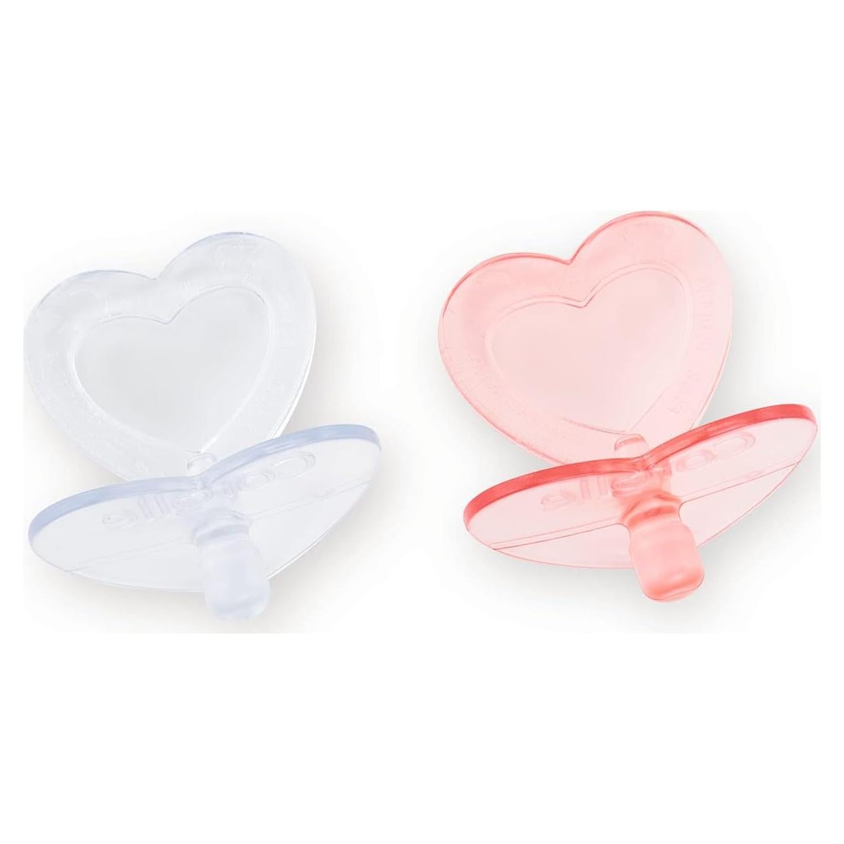 Chupetes Corolle para muñecas 14-17" (2 paquetes) rosa/gris