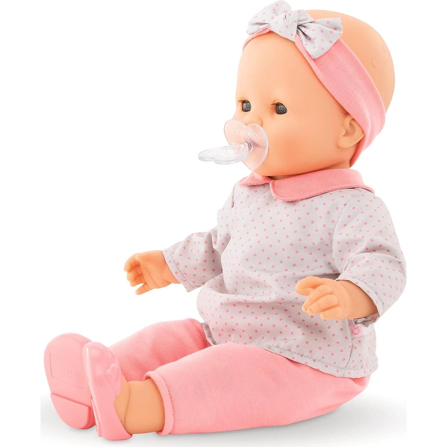 Chupetes Corolle para muñecas 14-17" (2 paquetes) rosa/gris