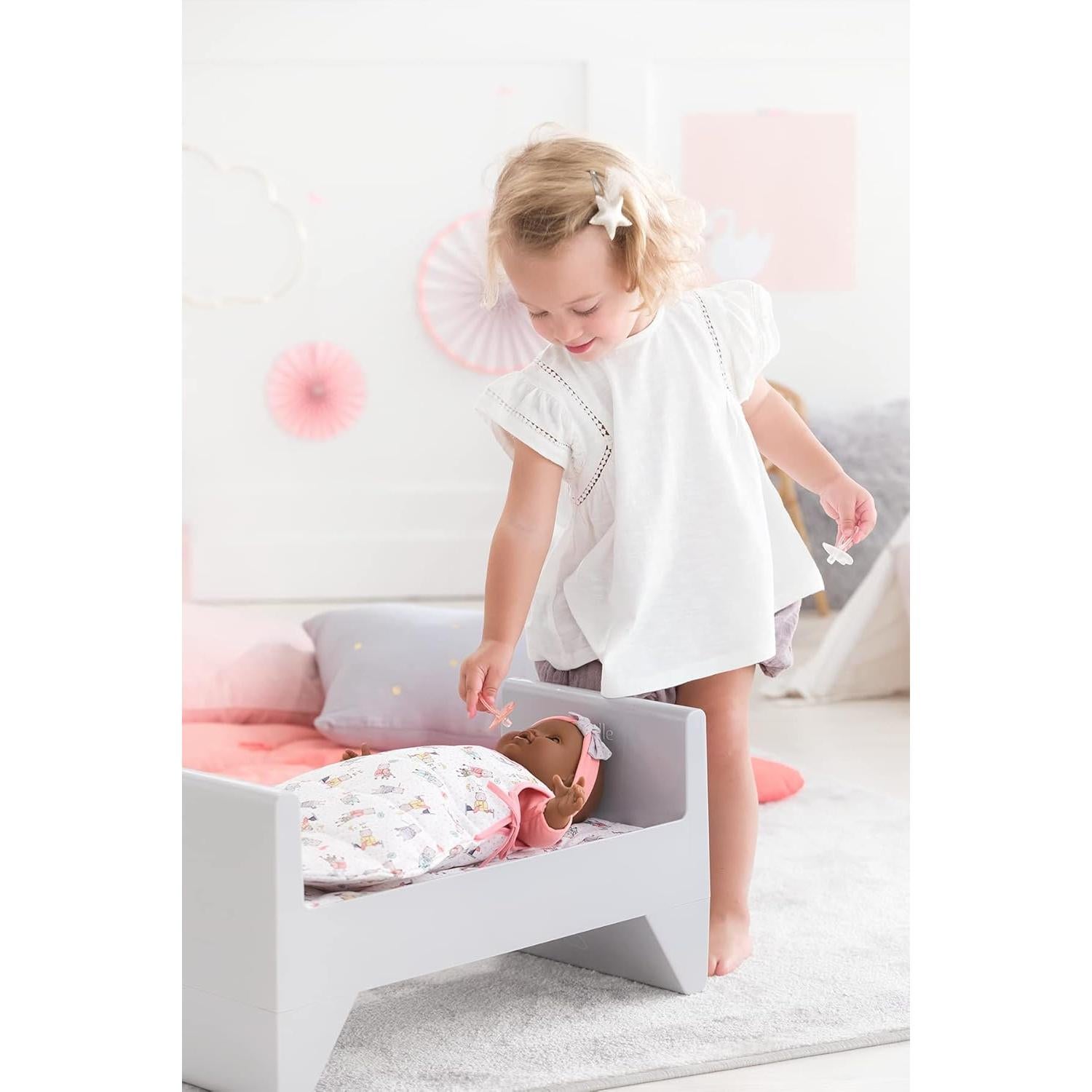 Chupetes Corolle para muñecas 14-17" (2 paquetes) rosa/gris