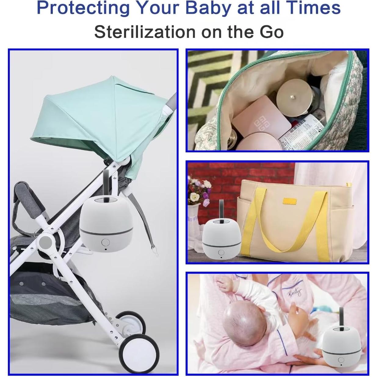 Limpiador UV Portátil para Chupetes PESTUSRD - Compacto y Ligero