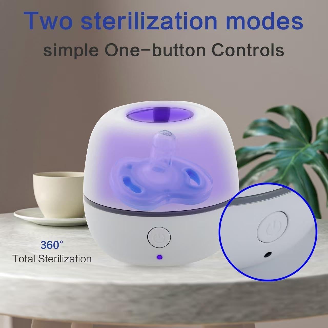 Limpiador UV Portátil para Chupetes PESTUSRD - Compacto y Ligero