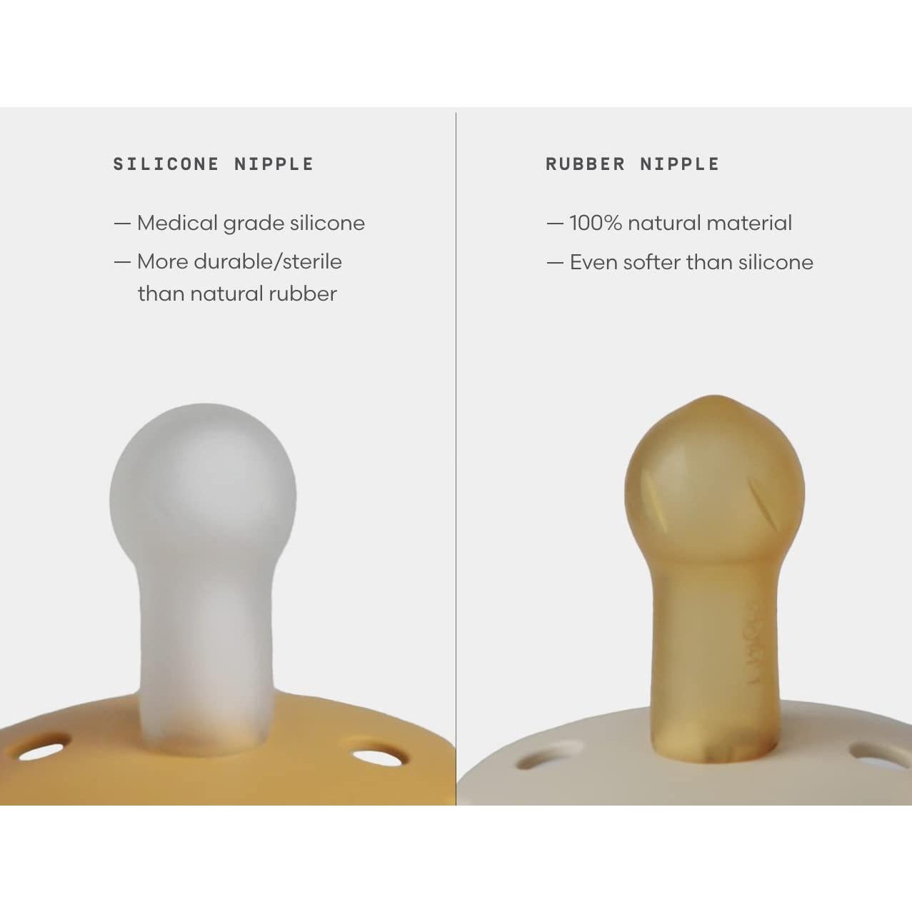 Chupete de goma natural FRIGG Rope 0-6 meses libre de BPA