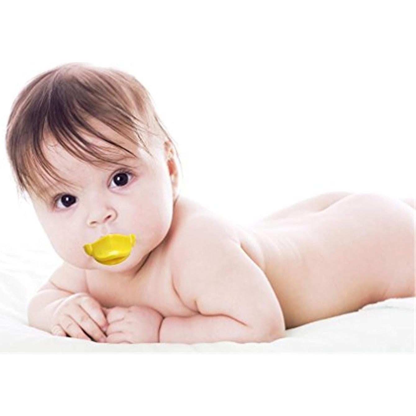 Chupete Ortodóntico LAIMALA® Pato Bonito Amarillo 5.58cm