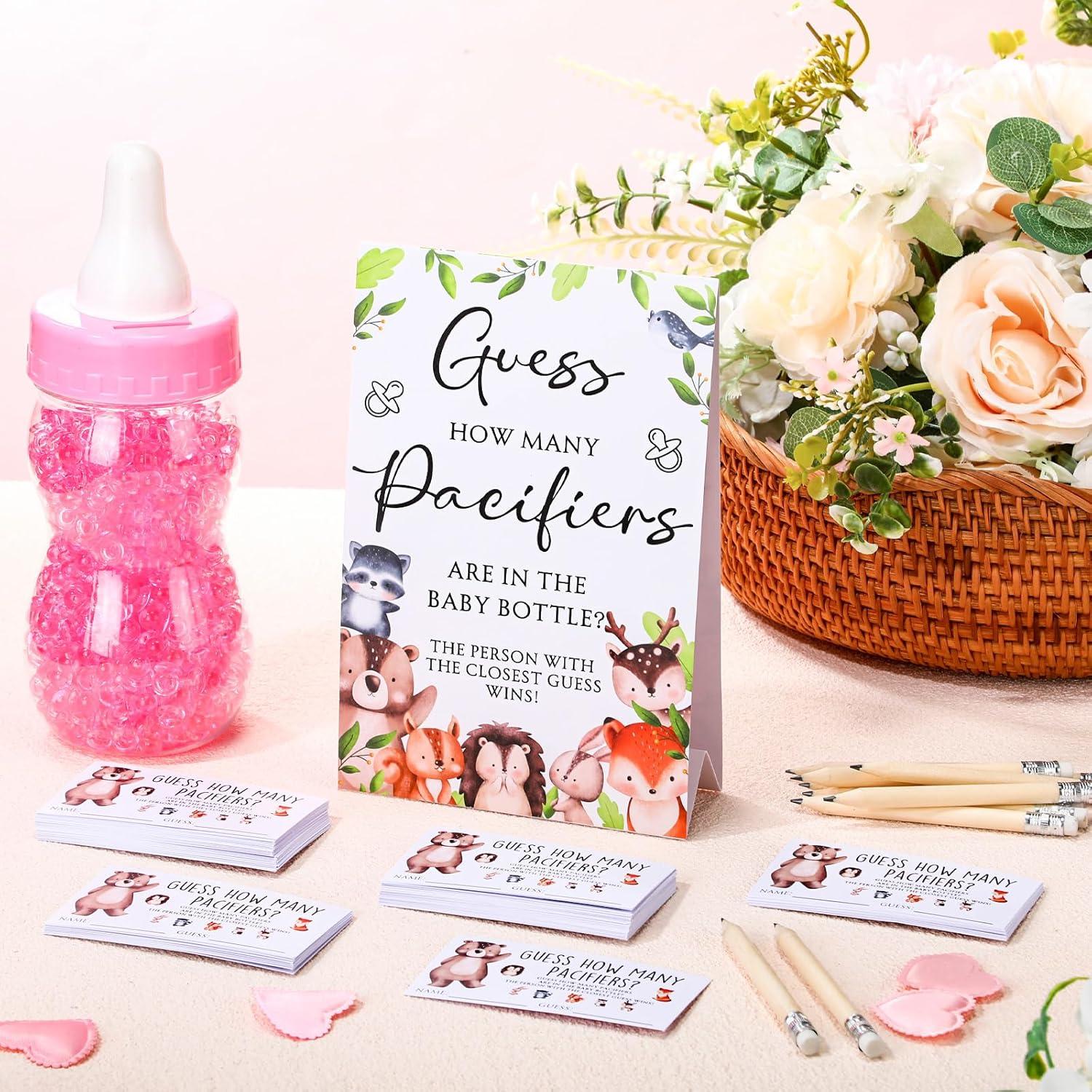 Juego de Baby Shower Roowest 512 Piezas Adivina Chupetes