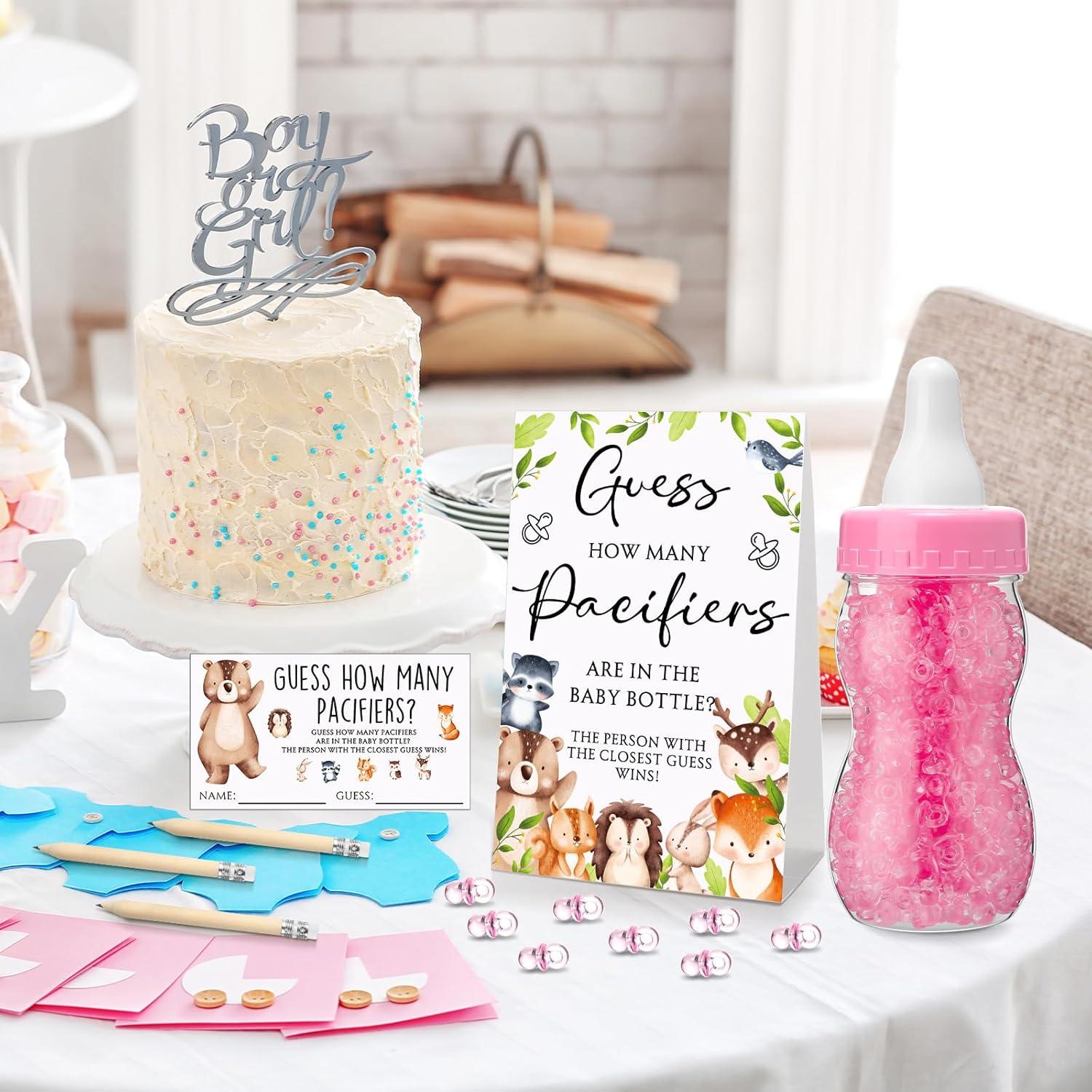 Juego de Baby Shower Roowest 512 Piezas Adivina Chupetes