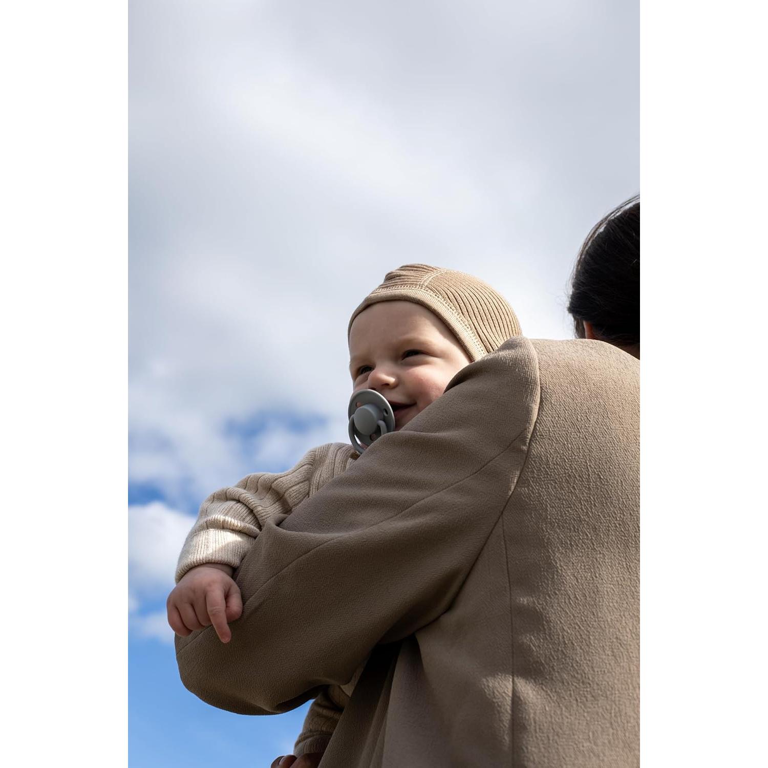 Chupetes BIBS De Lux Set 2 Marfil/Salvia 6-18 meses