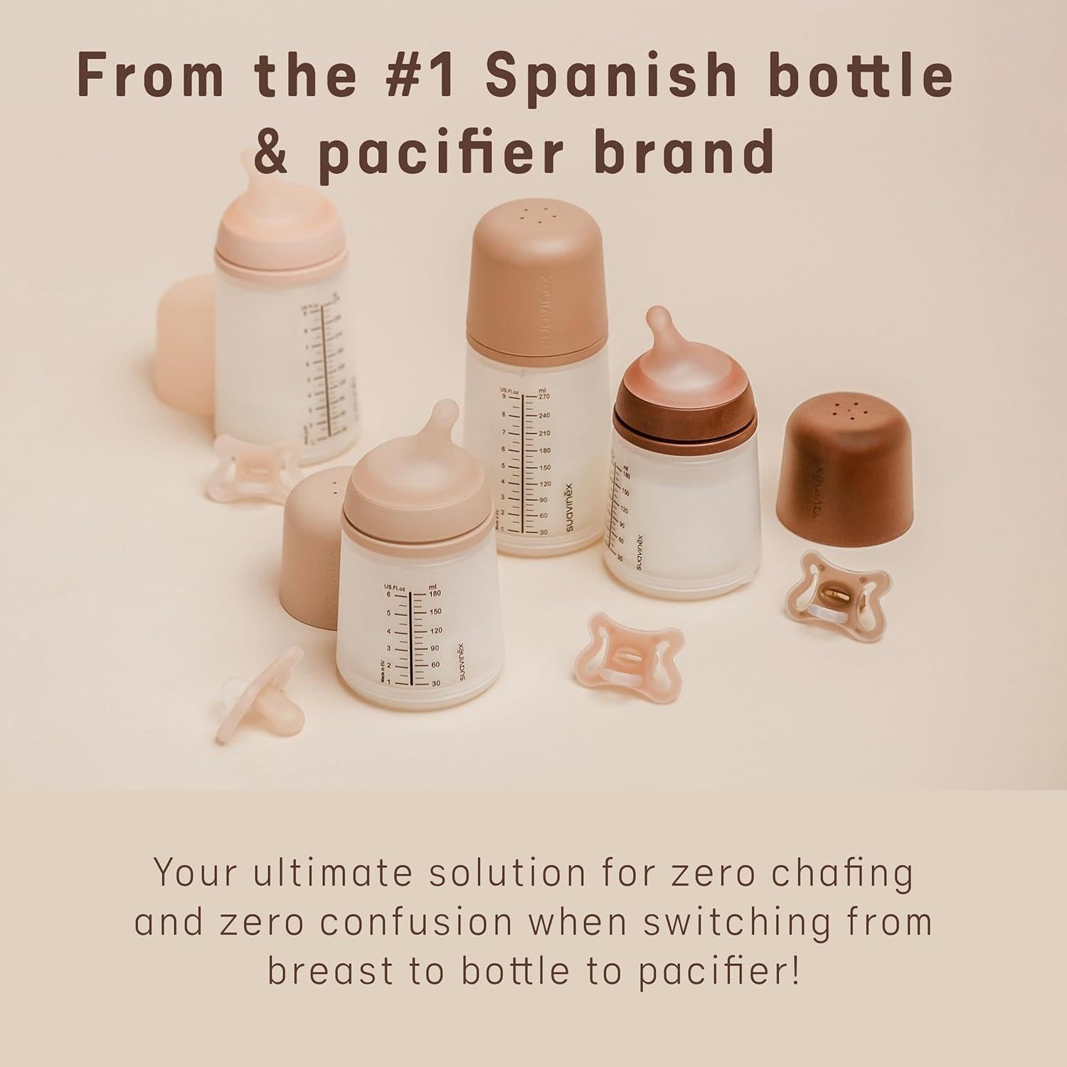 Chupete de Silicona Suavinex Zero Zero 0-6m Tetina SX Pro 2Pk