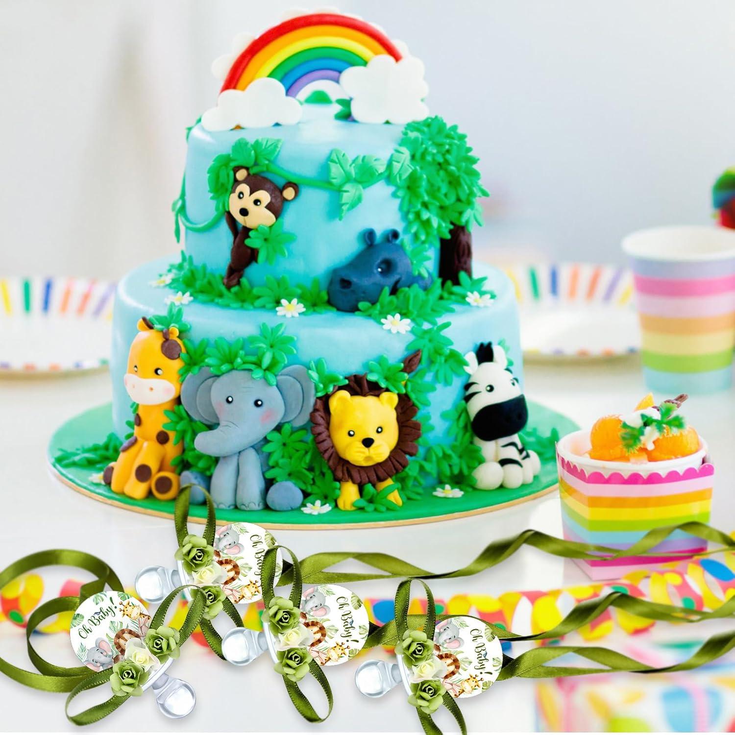 Collares de Chupete para Baby Shower Quelay 36 Pcs Animales